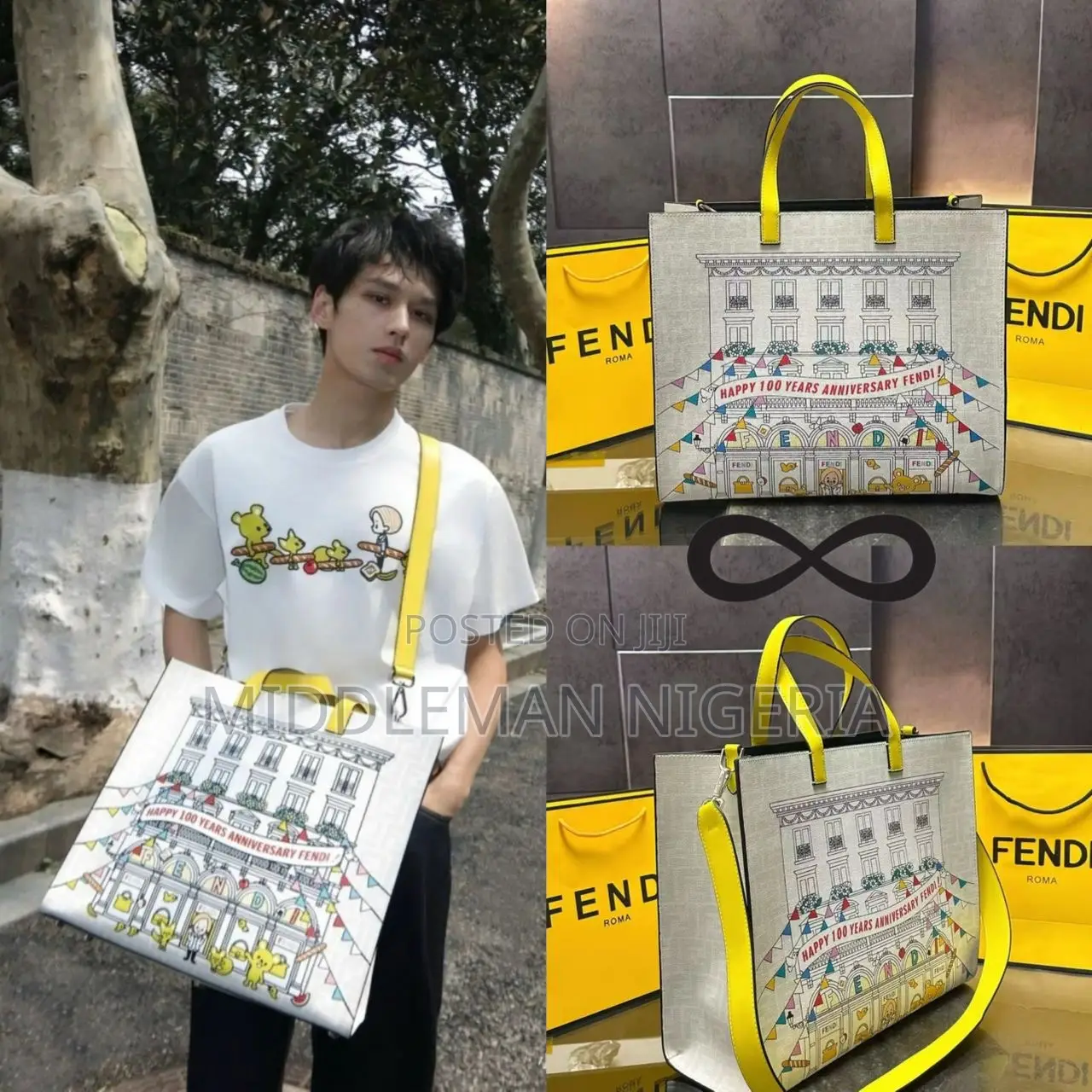 Fendi 100 Years Anniversary Luxury Tote Bag
