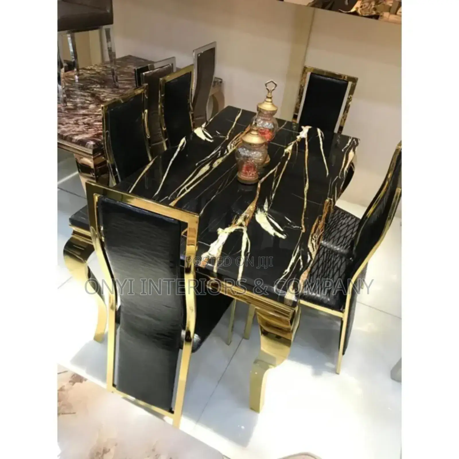 Marble Dining Table With 6 Chairs
