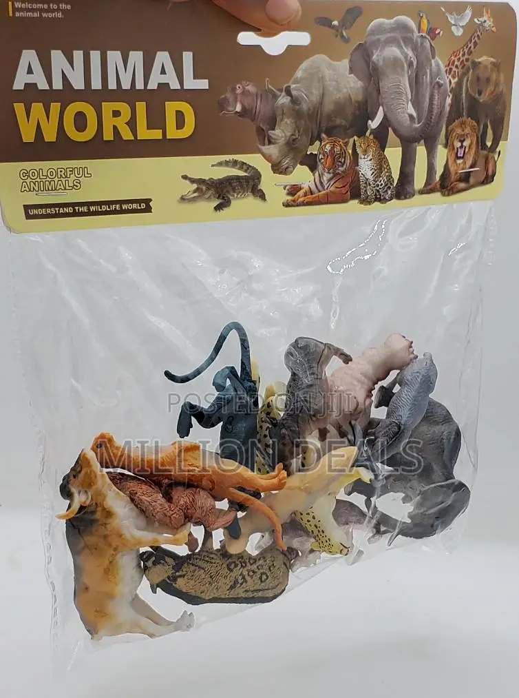 Colorful Unique Animal World Kids Toy Ages 3+