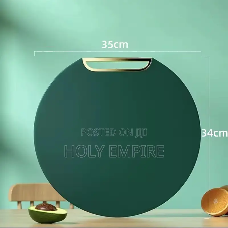 Double-Sided Pe Chopping Board Anti-Mildew Non-Slip Round