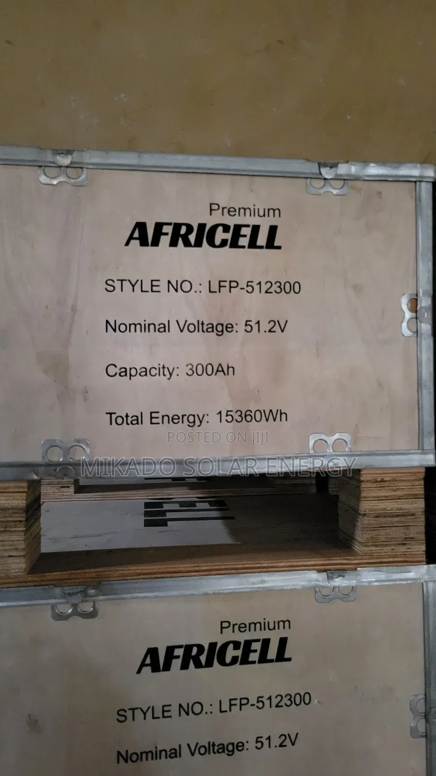 15kwh 51.2v 300ah Africell Premium Lithium Iron Battery
