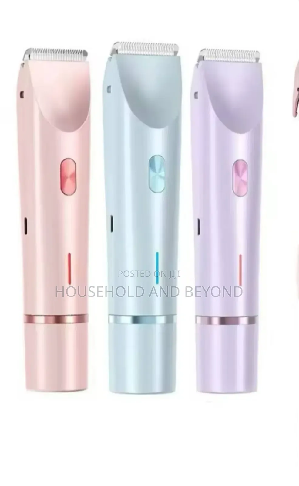 Waterproof Electric Shaver Wet Dry 2 in 1 Dual Head Trimmer