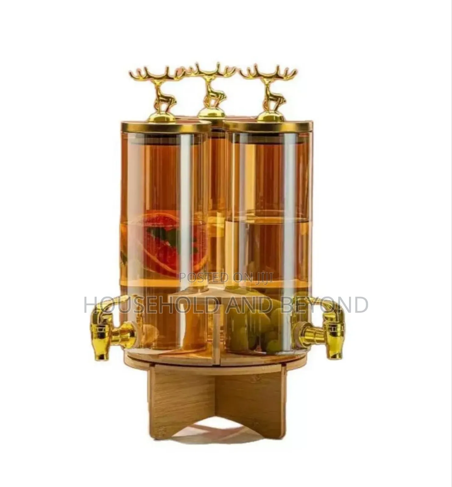 3set Quality Rotating Beverage Juice Dispenser 5.5l