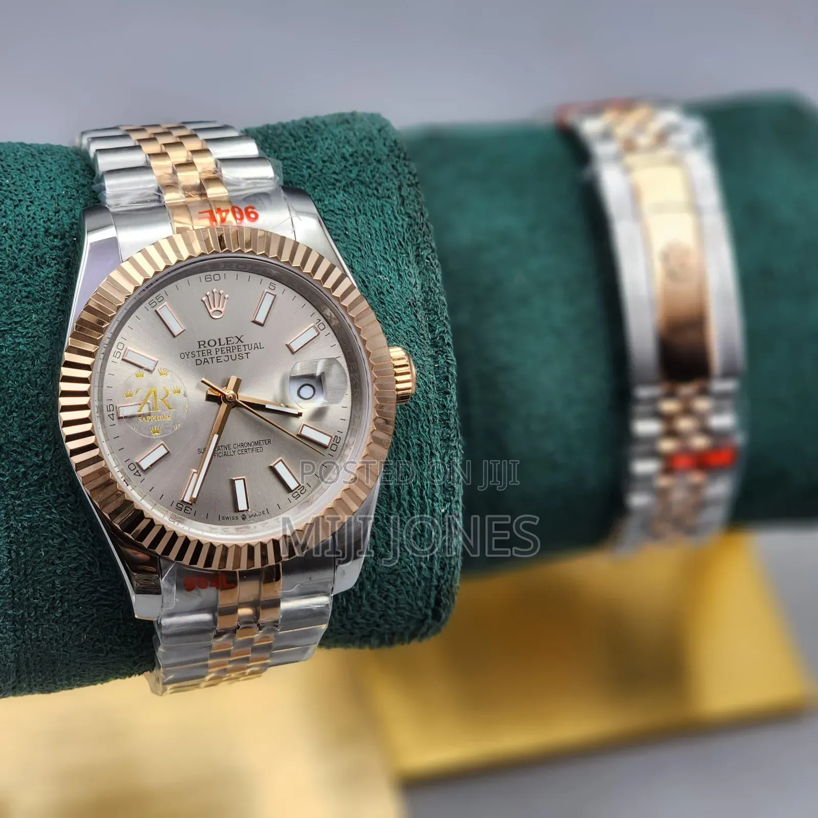 "Datejust Chain Automatic Two Tone Watch"