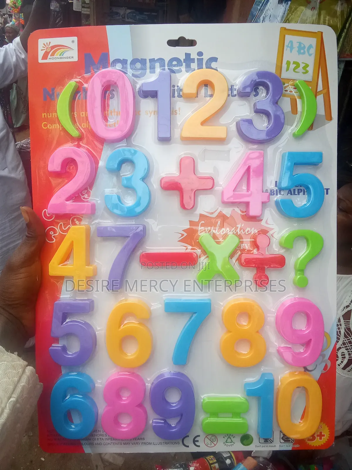 Big Magnetic Letters Numbers