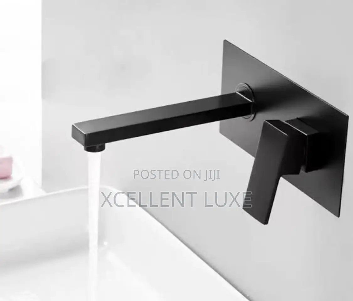 Conduit Basin Mixer Tap Matt Black