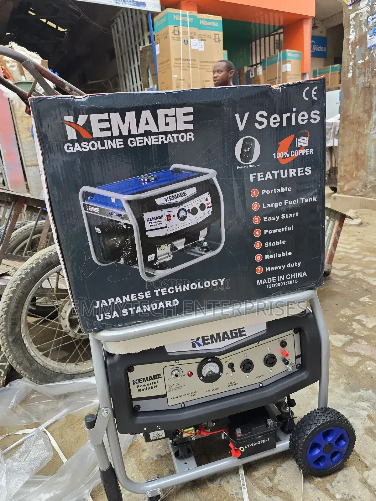 Kemage 5.5kva Remote Control Petrol Generator