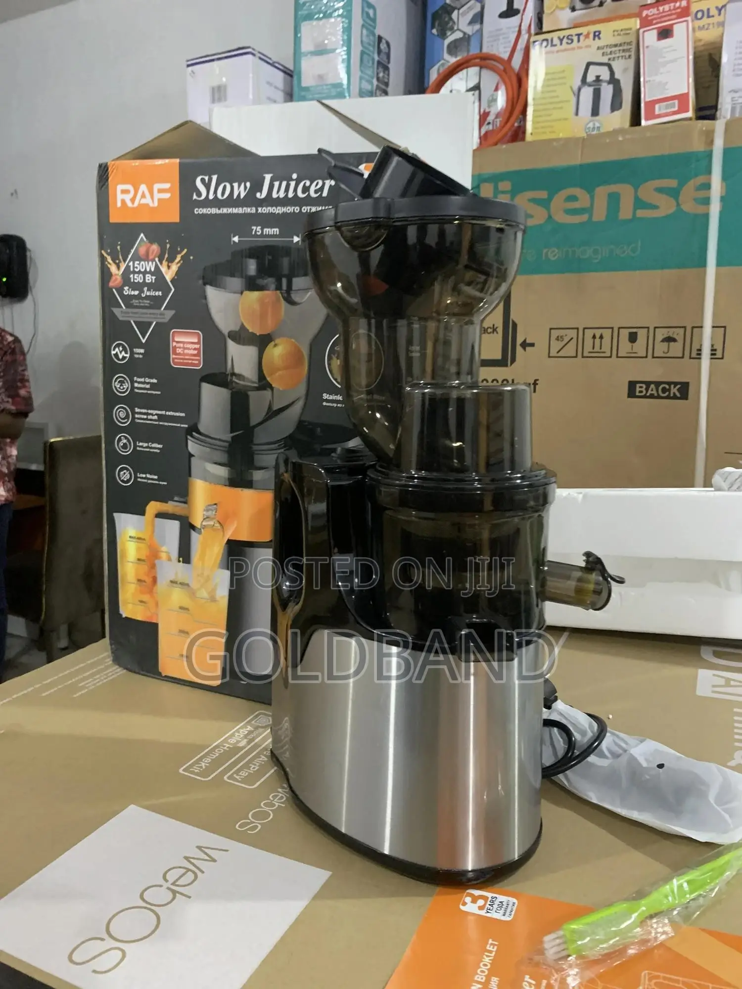 Sip Pure- Live Pure With Raf 150w Slow Juicer