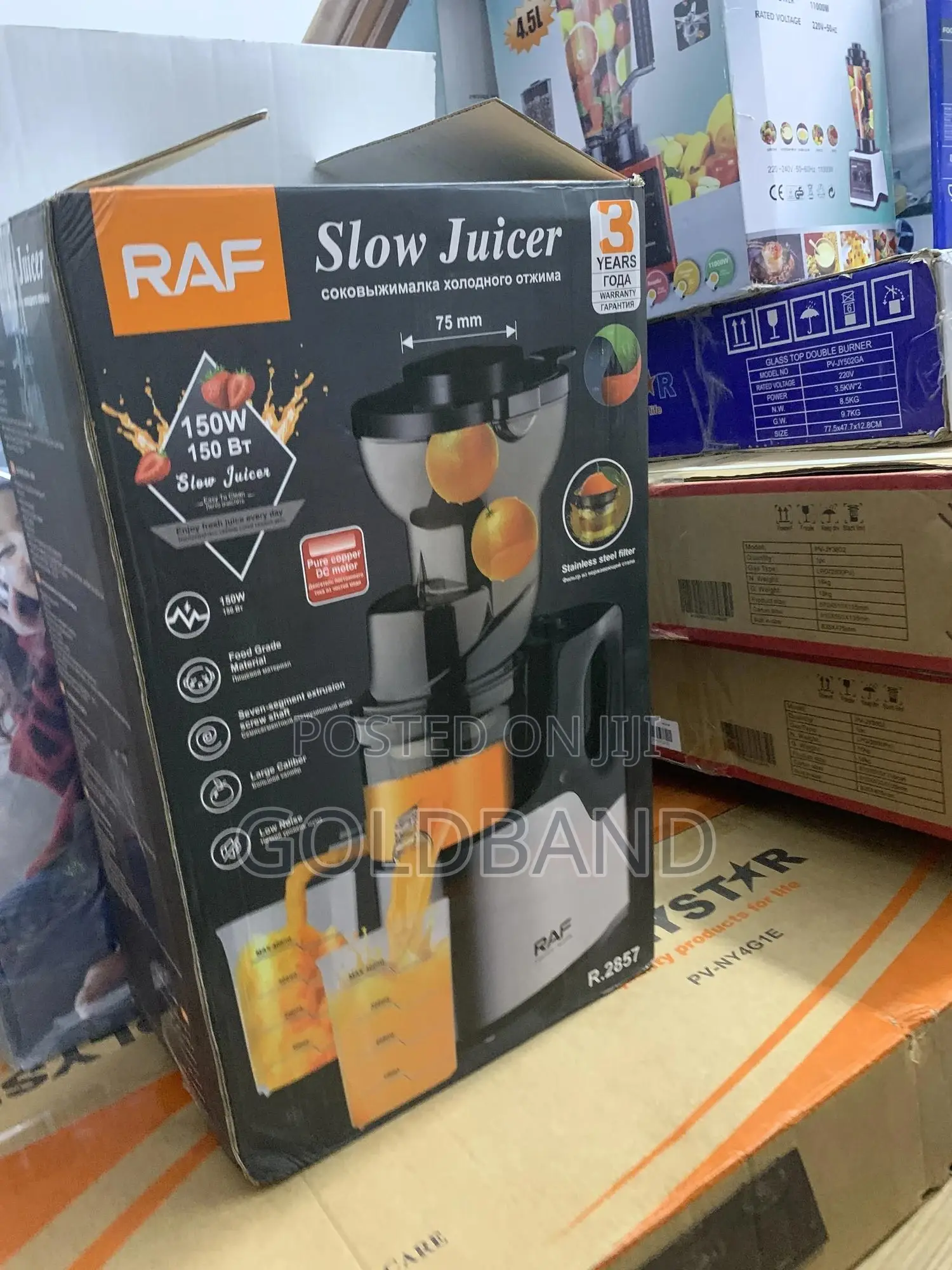 Sip Pure- Live Pure With Raf 150w Slow Juicer