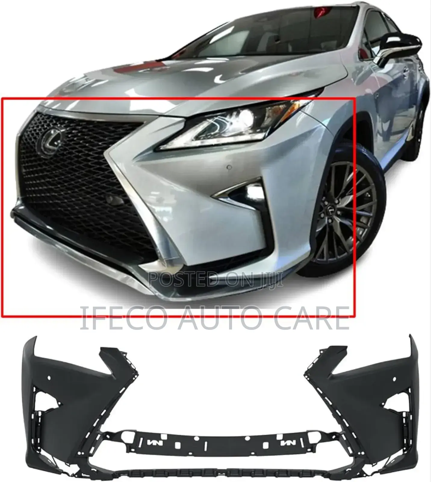 Complete Front Bumper Rx 350 2016-2018