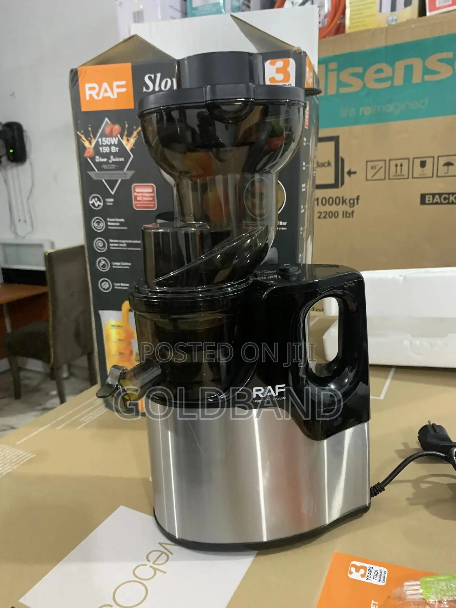 Raf 150w Cold Press Juicer- Luxury You Can Taste