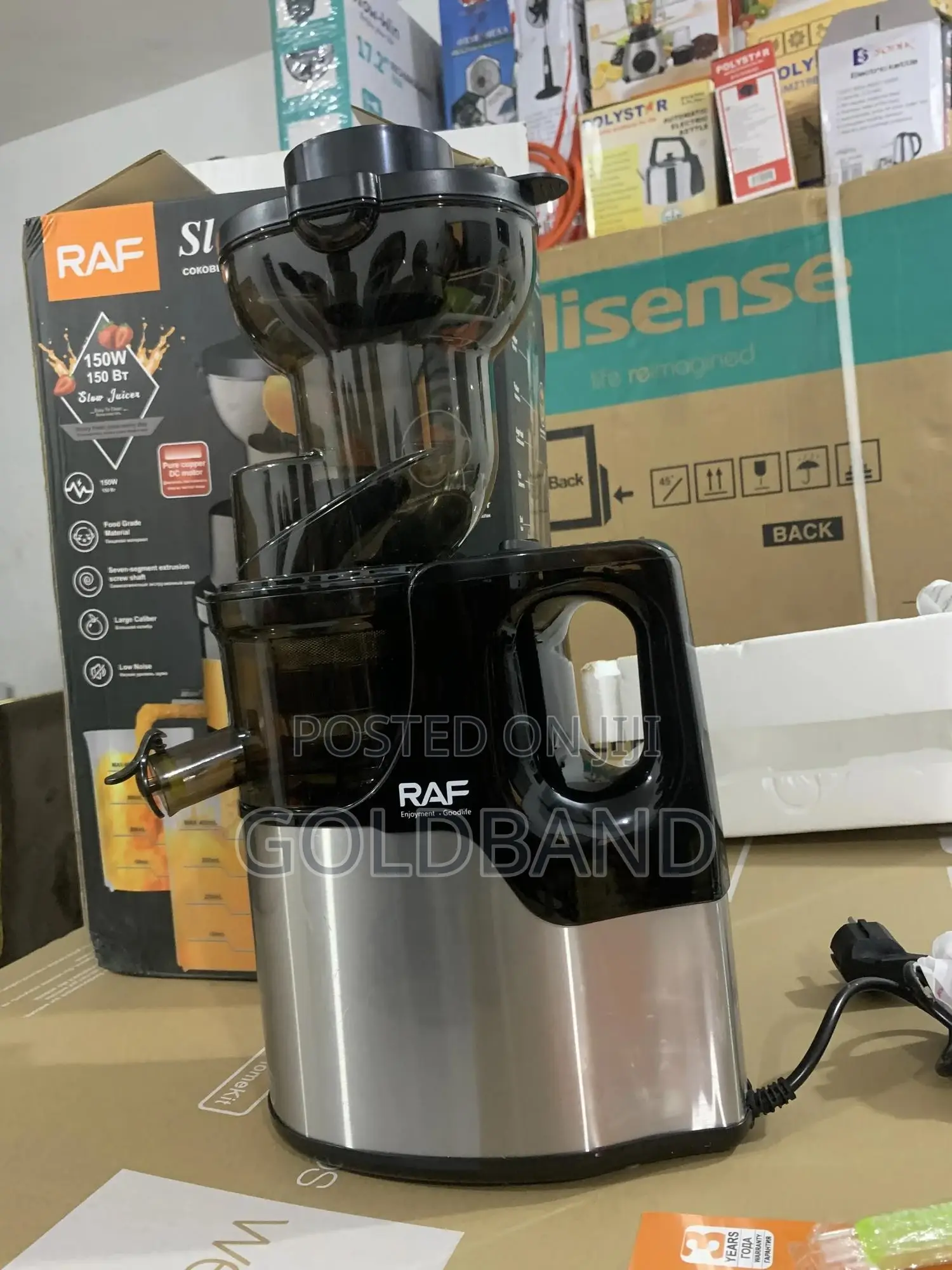 Raf 150w Slow Juicer- Engineered for Excellence