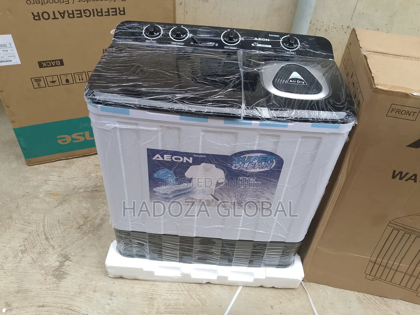 Spacious 13kg Aeon Washer - Twin Tub - Awm13tt