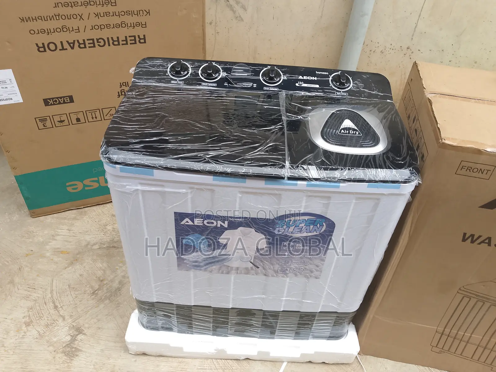 Spacious 13kg Aeon Washer - Twin Tub - Awm13tt
