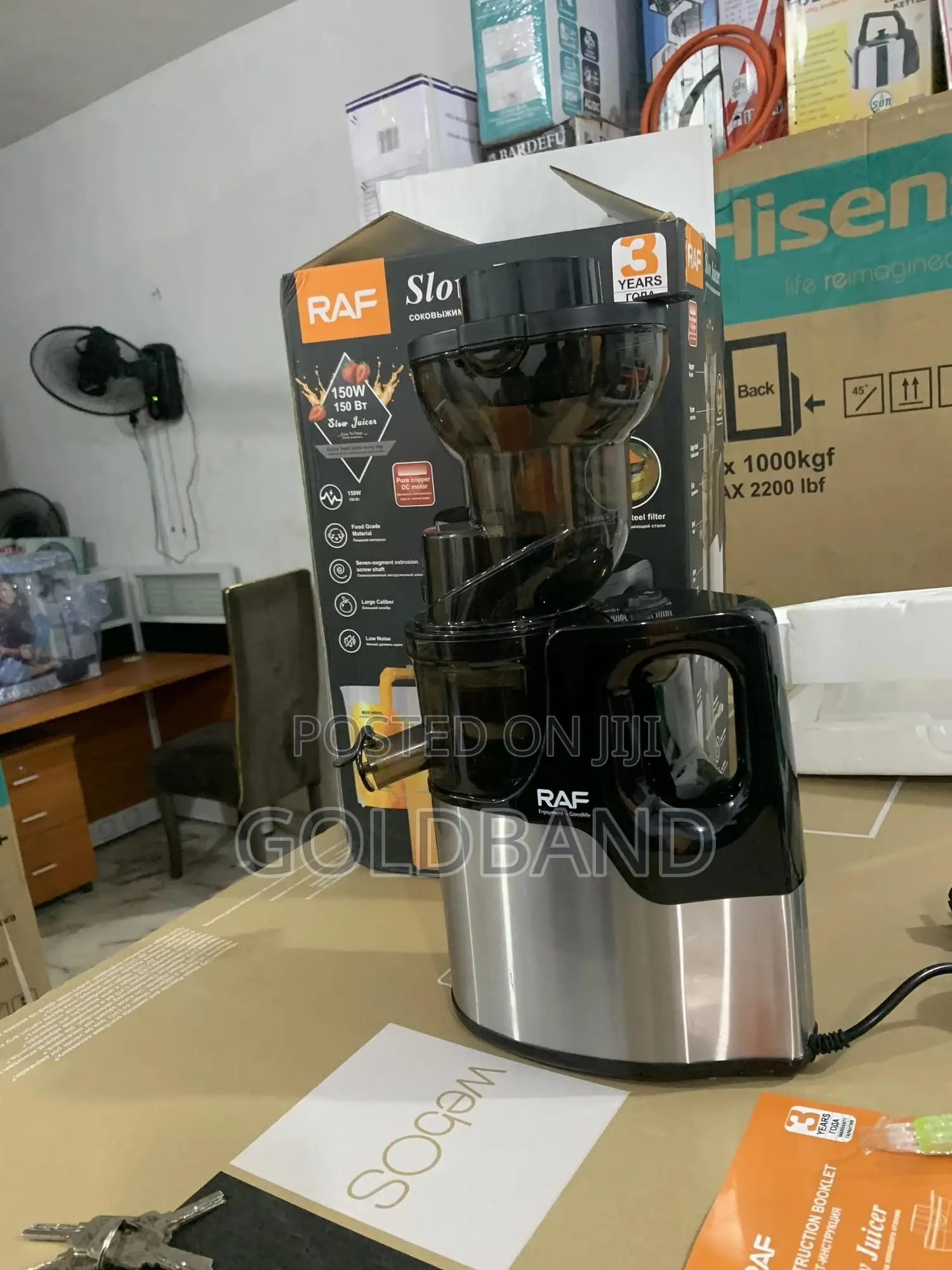Raf 150w Cold Press Precision Juicer