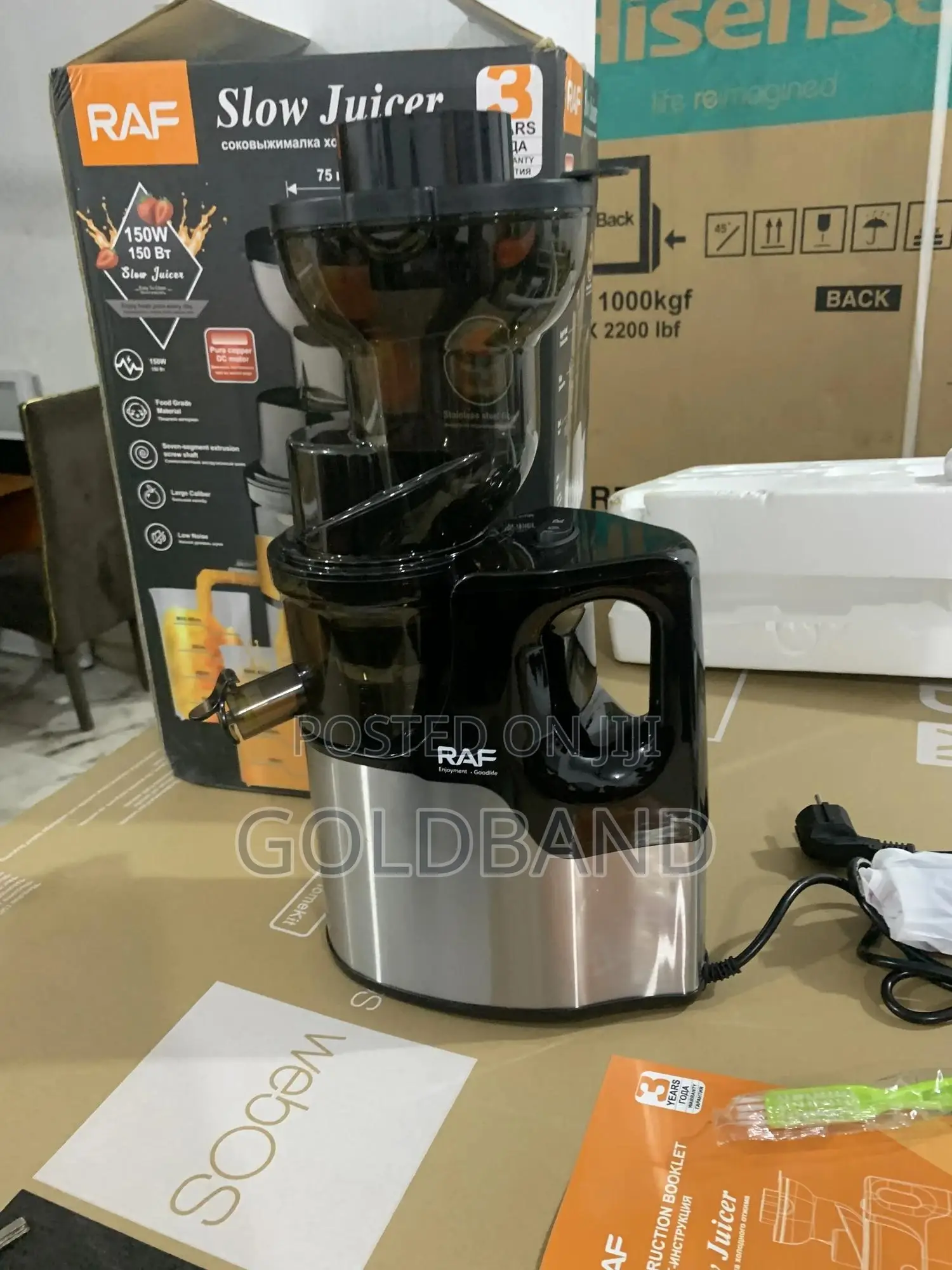 Raf 150w Cold Press Precision Juicer