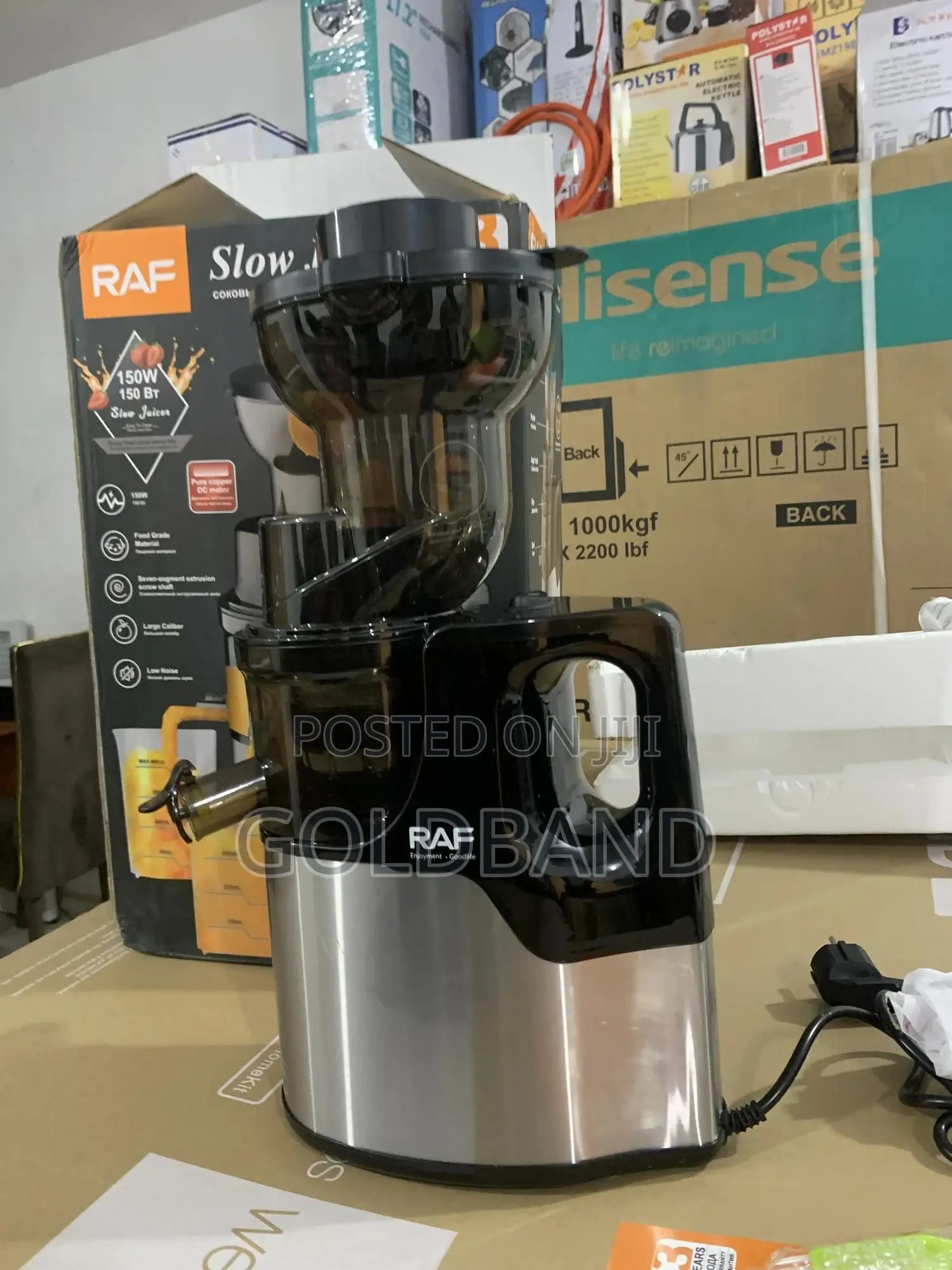 Raf 150w Slow Juicer With Wide Feed Tube