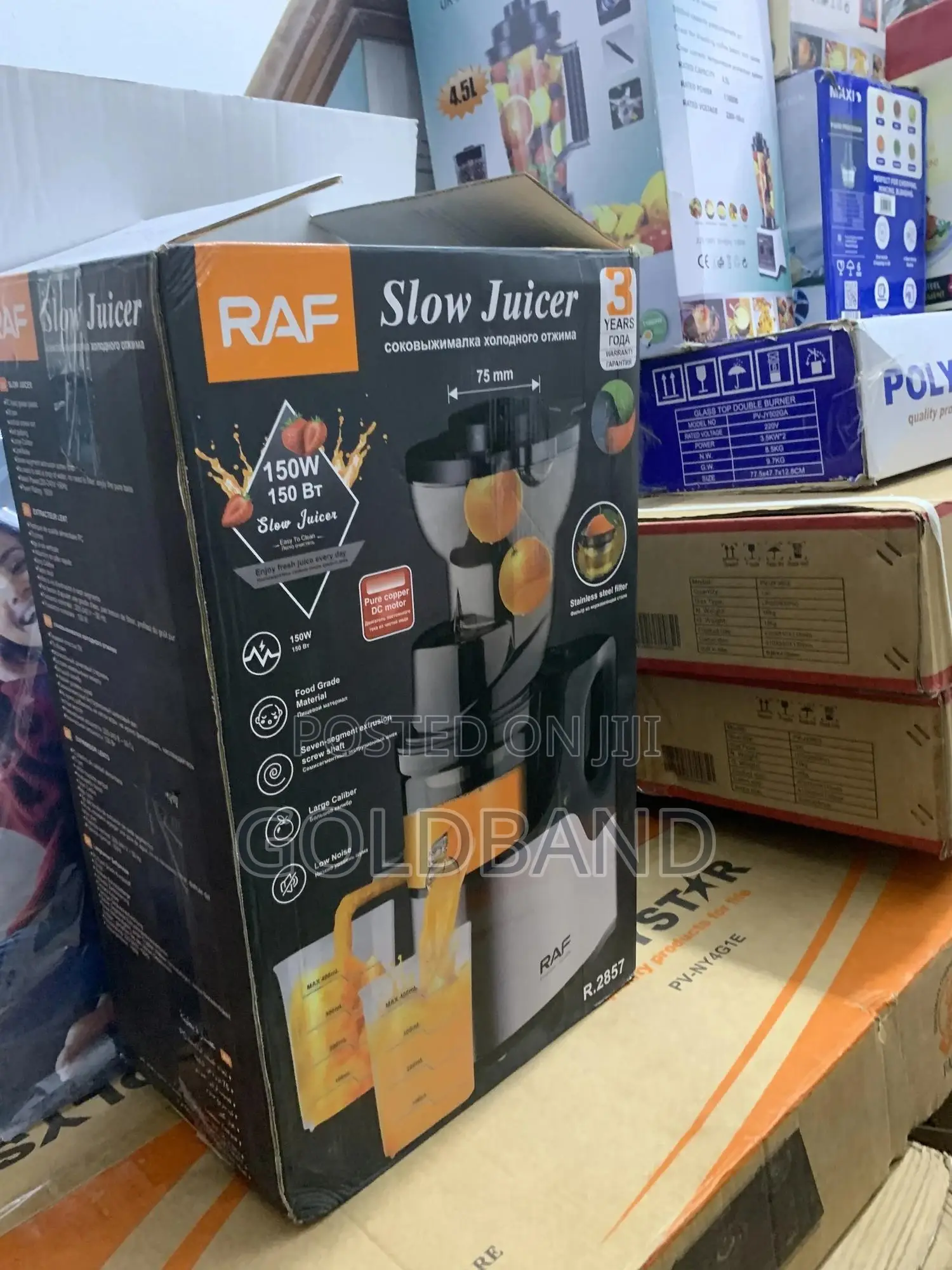 Elevate Your Morning Ritual With Raf 150w Slow Juicer