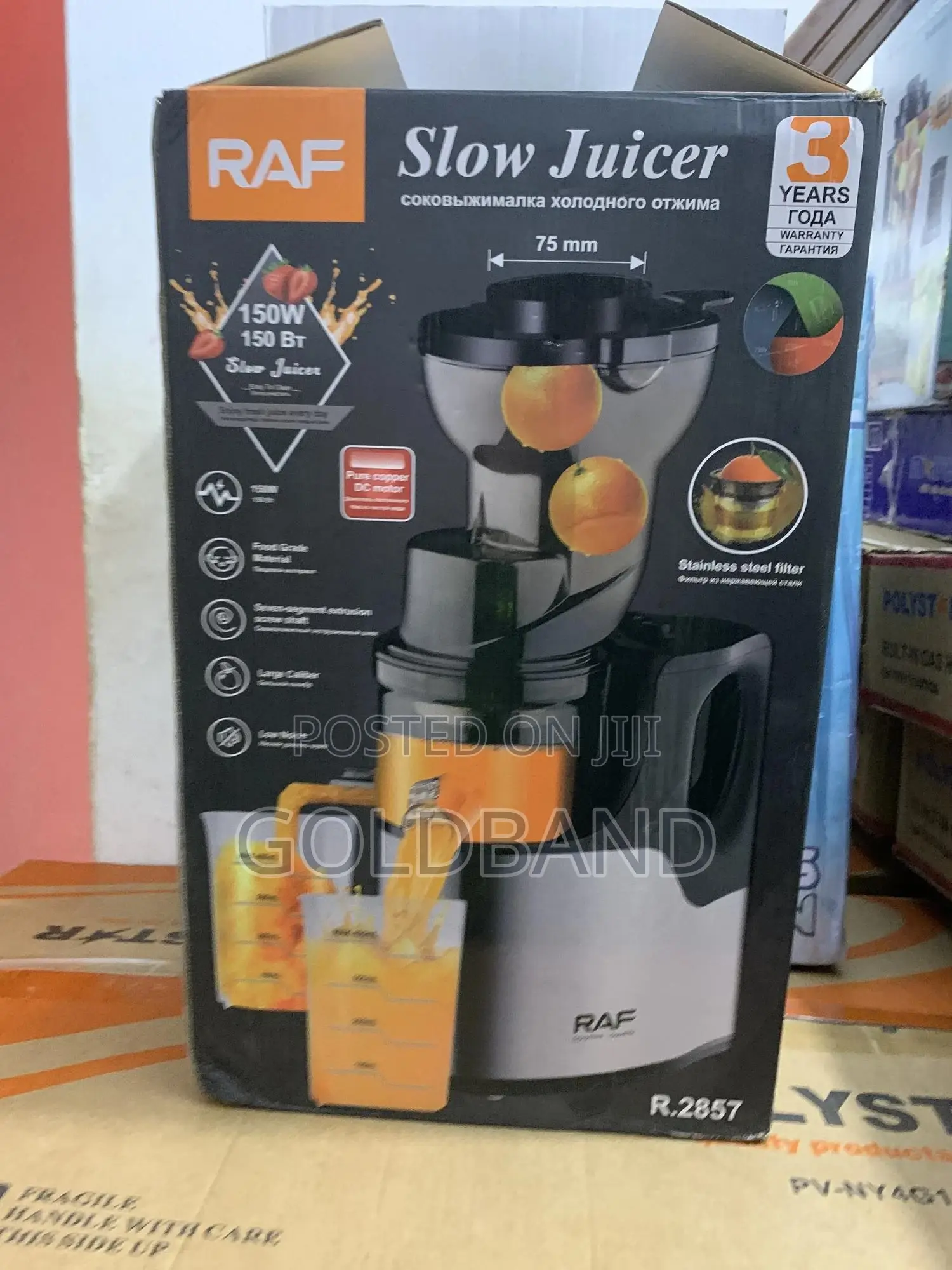 Cold Pressed Raf 150w Slow Juicer