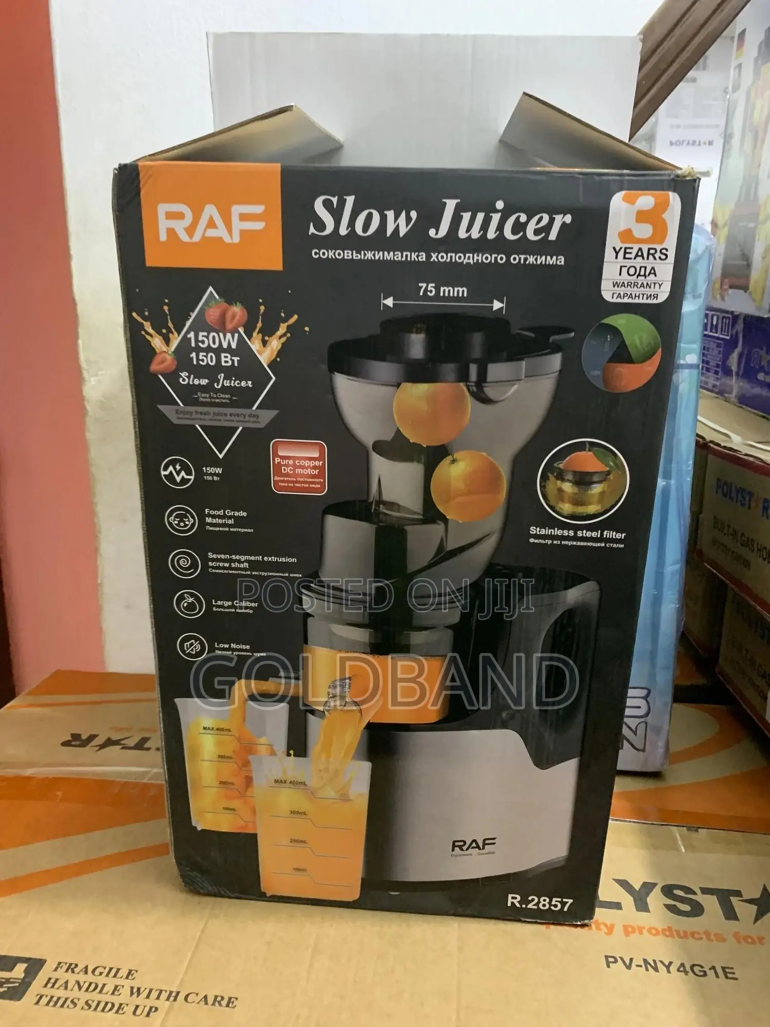 Indulge in Wellness With Raf 150w Slow Juicer