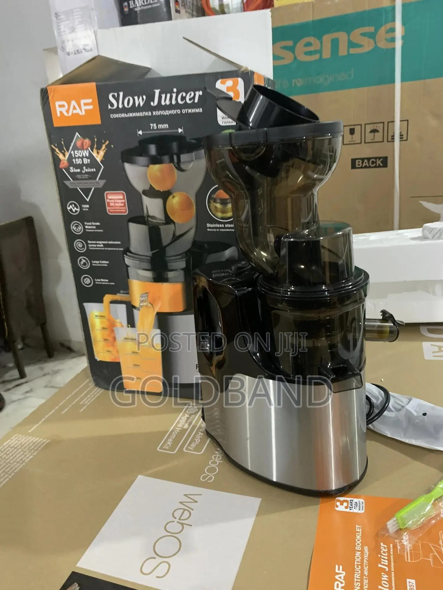 Meet the Raf 150w Slow Juicer (Fresh Fast)
