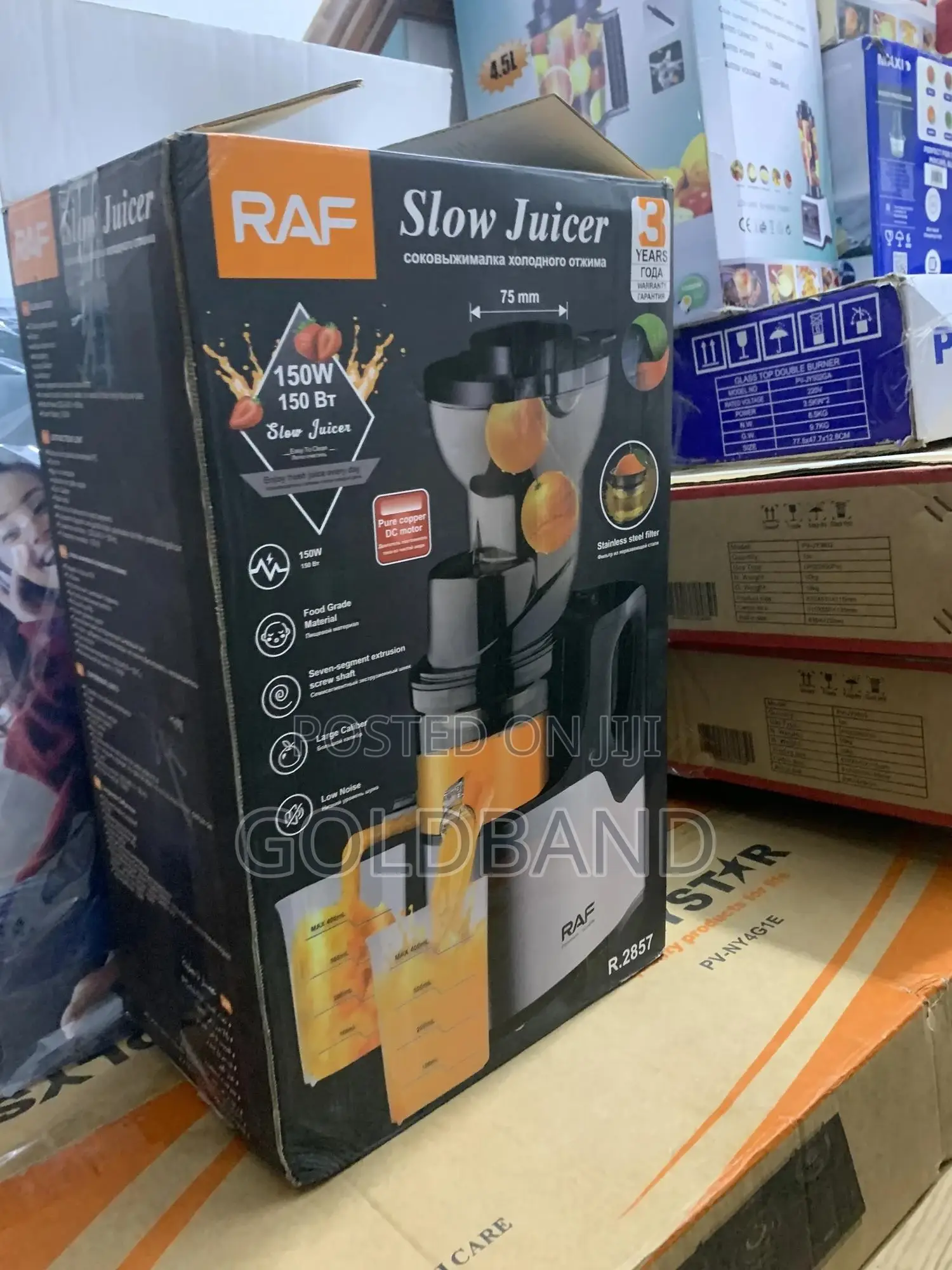 Raf 150w Slow Juicer R-2857- The Juicer Your Kitchen Deserve