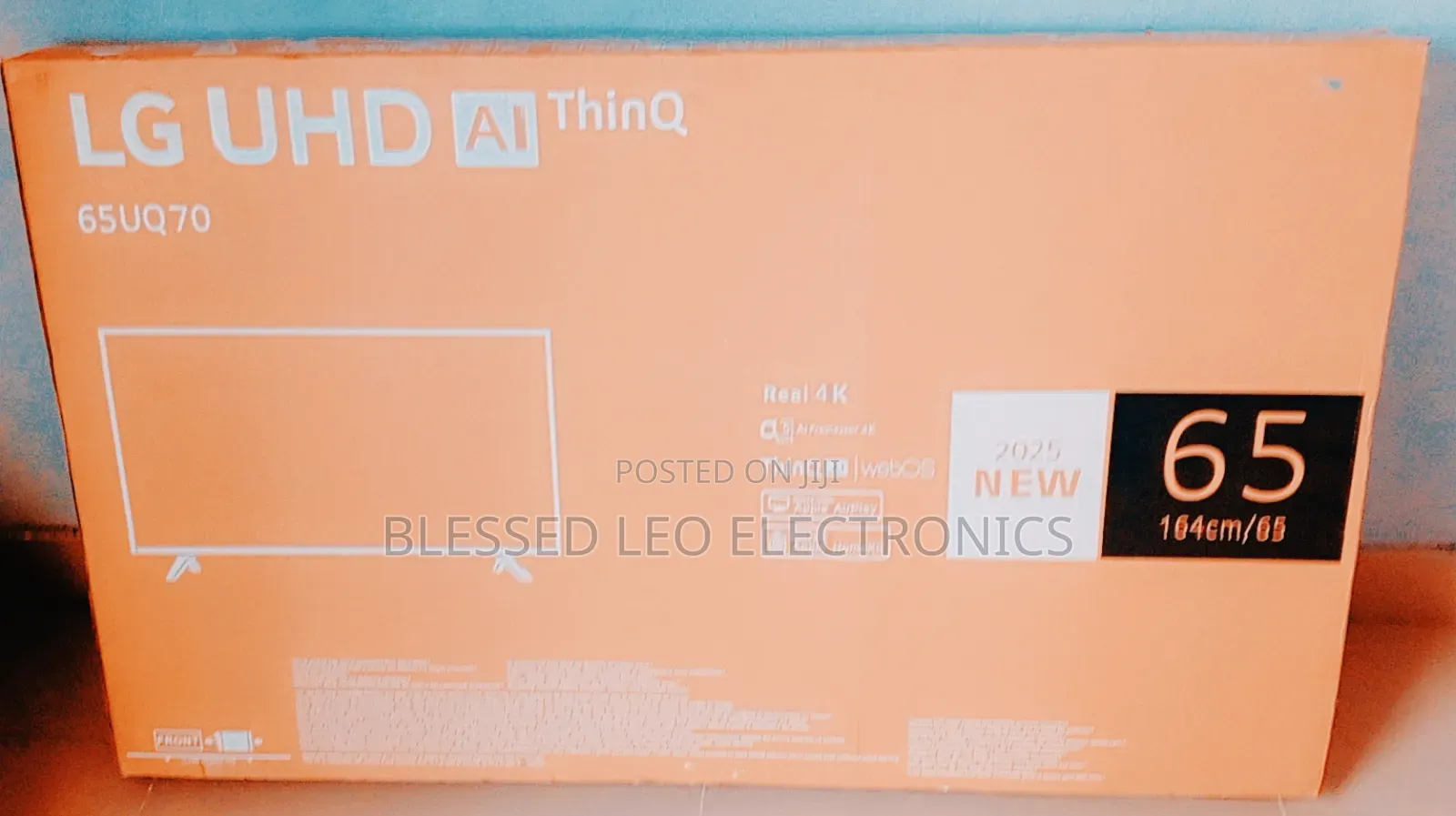 Breathe Taking 65 Inches Frameless Uhd Tv (Apple Airplay)