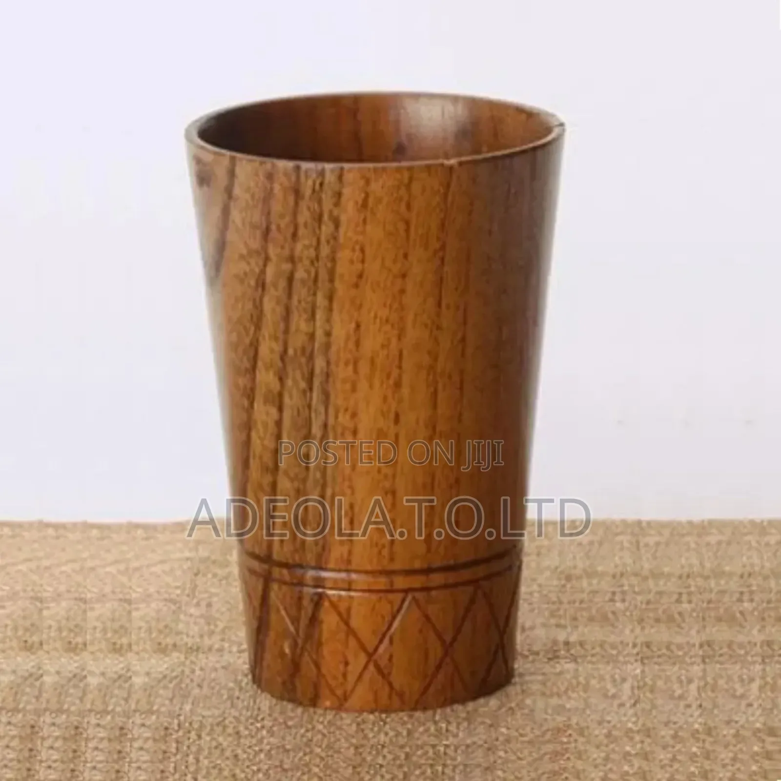 Natural Wooden Mug for Palm Wine, Water, Coffee and Beer