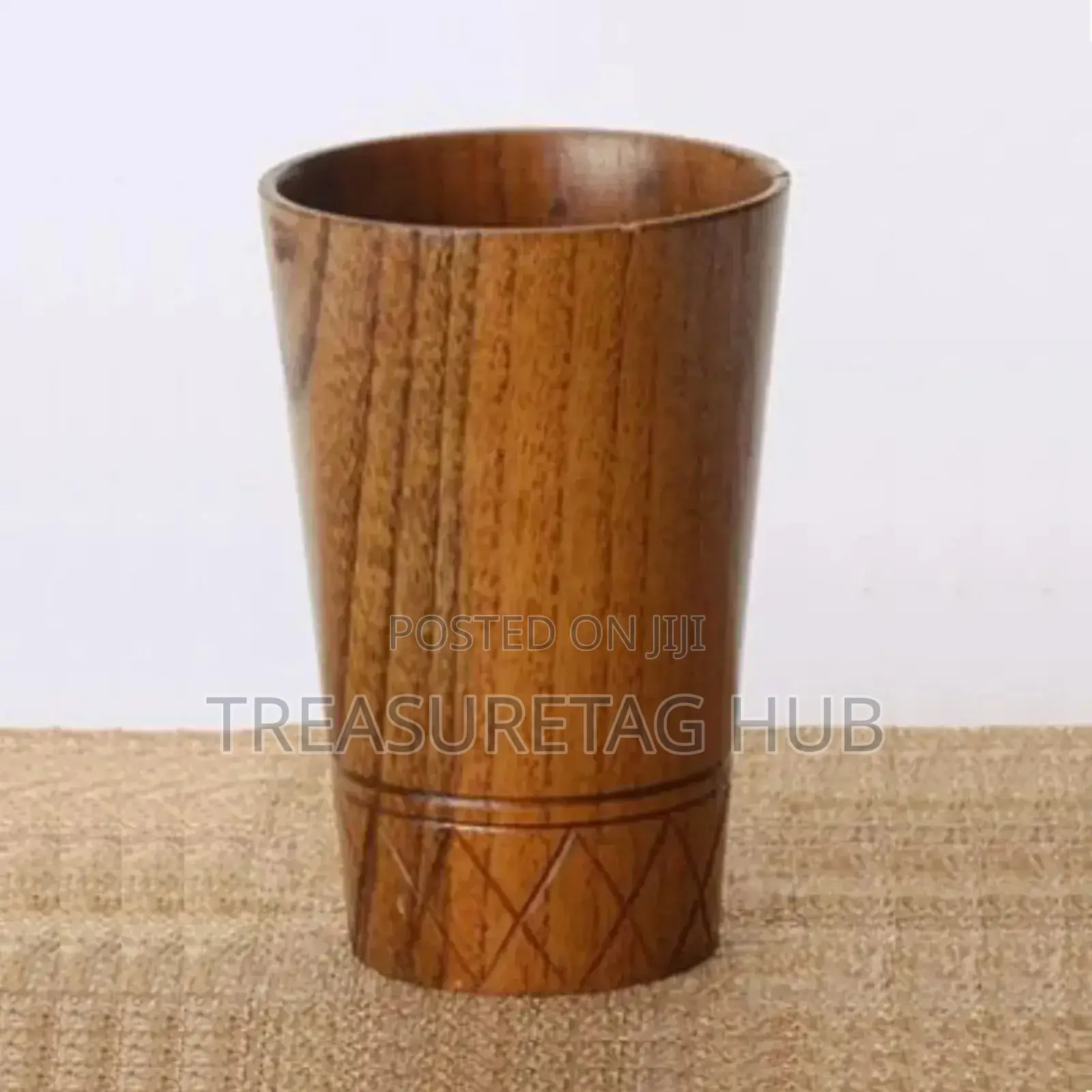 Natural Wooden Mug for Palm Wine, Water, Coffee and Beer