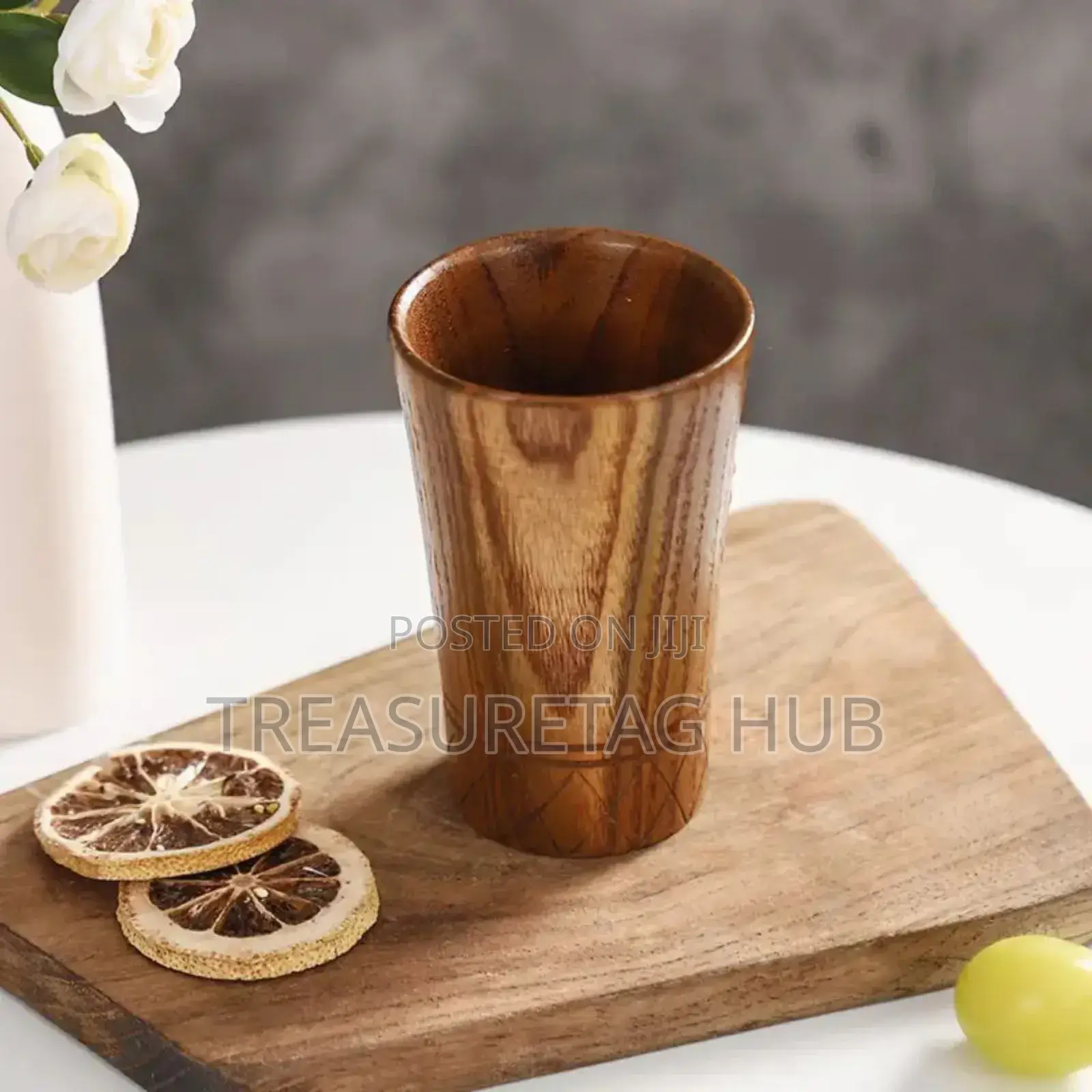 Natural Wooden Mug for Palm Wine, Water, Coffee and Beer