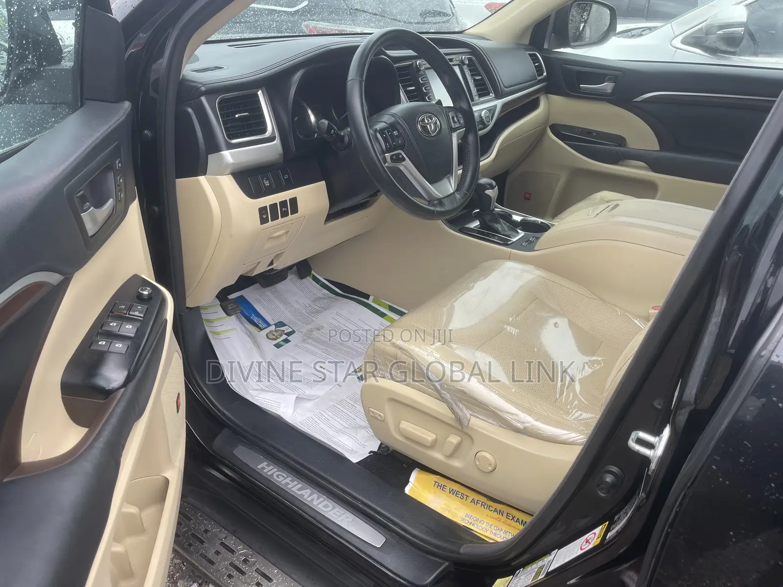 Toyota Highlander Limited V6 4x4 (3.5L 6cyl 6A) 2016 Black