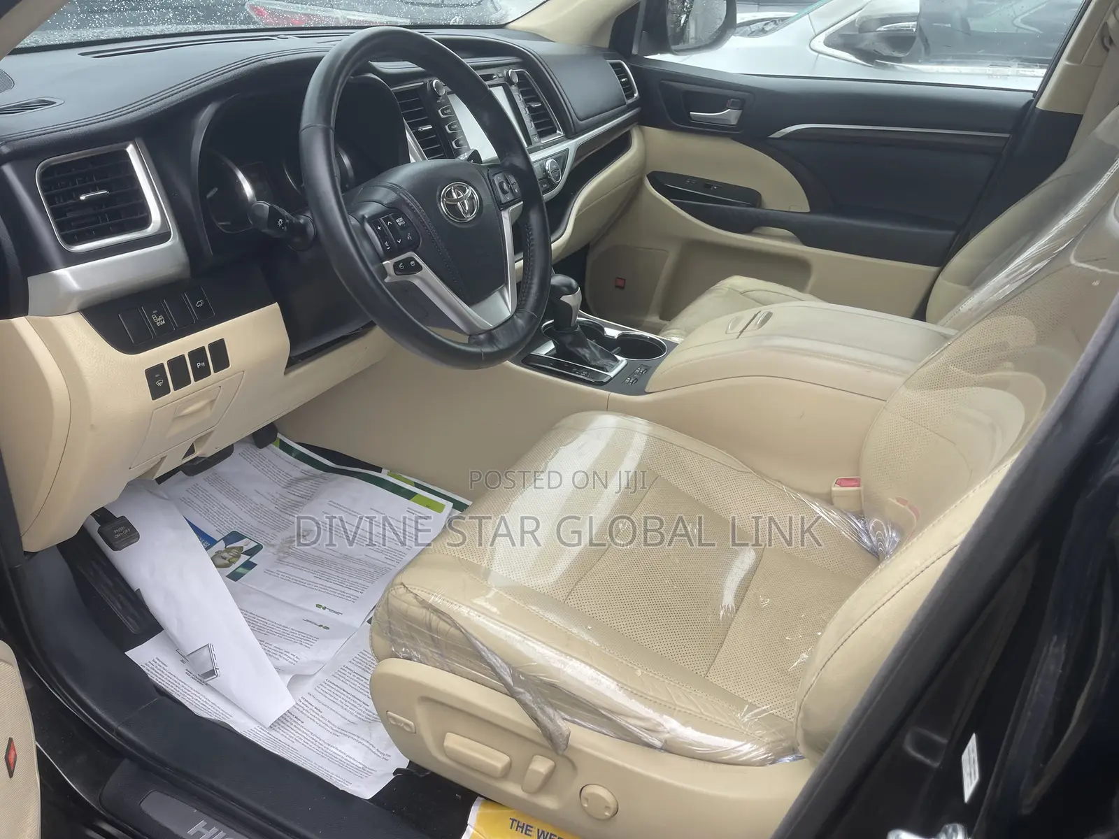 Toyota Highlander Limited V6 4x4 (3.5L 6cyl 6A) 2016 Black