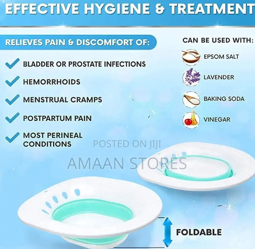 Sitz Bath With Hand Pump – Feminine Care Steam Relief