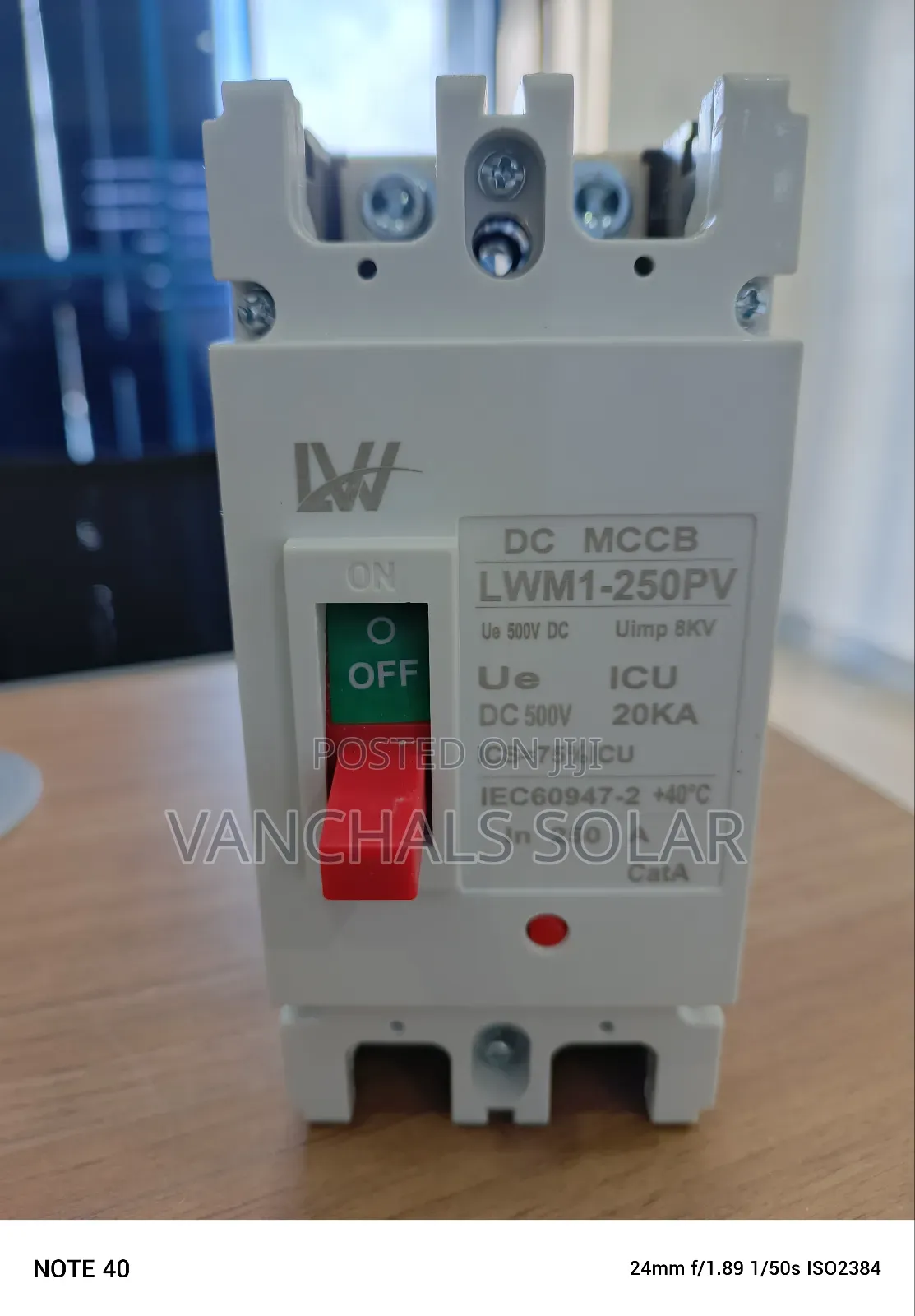 Dc McCb Moulded Case Circuit Breaker 250a 2p