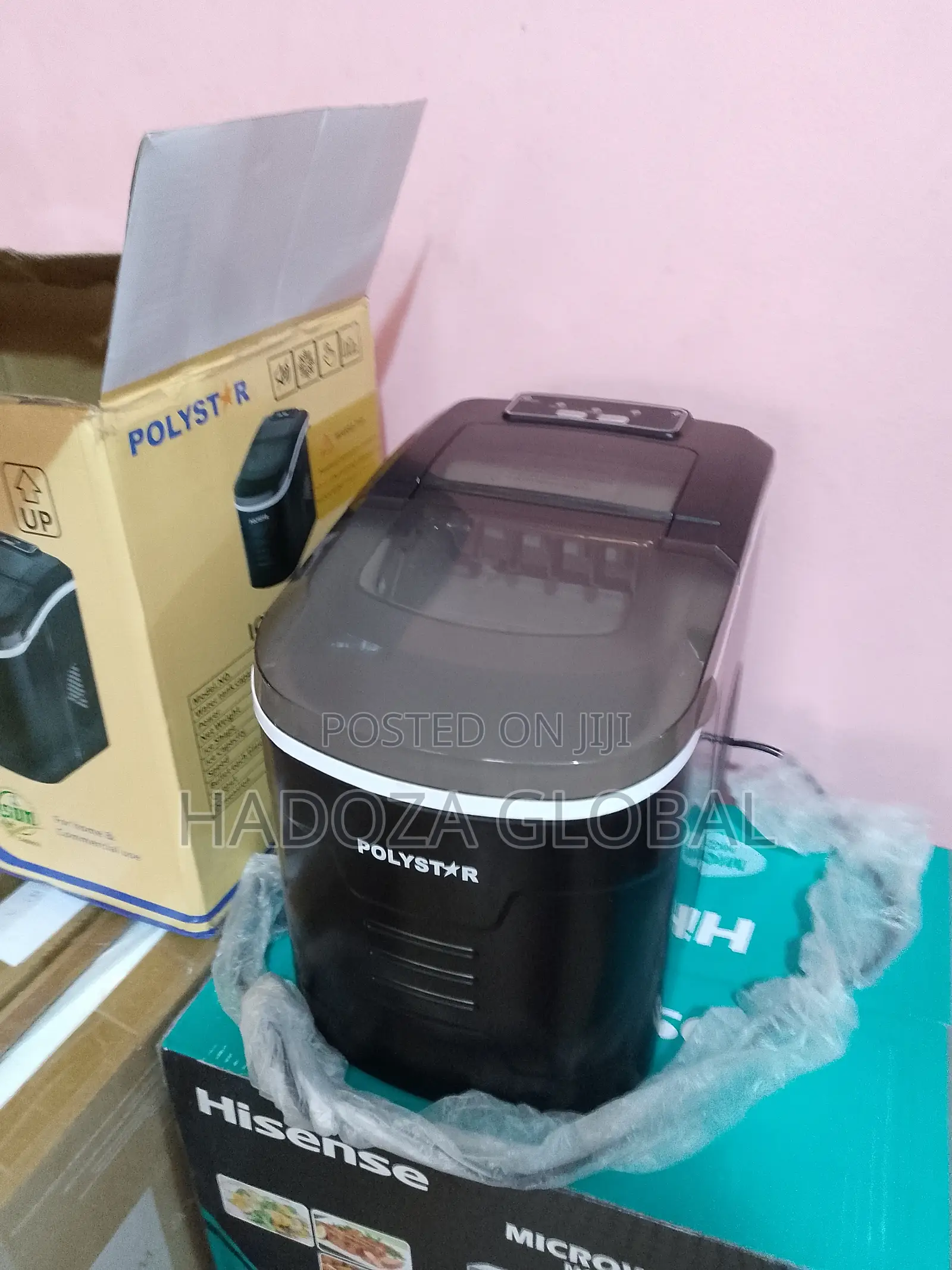 Cold Ice Cubes In Minutes - Polystar Ice Maker - Pv-mz19b