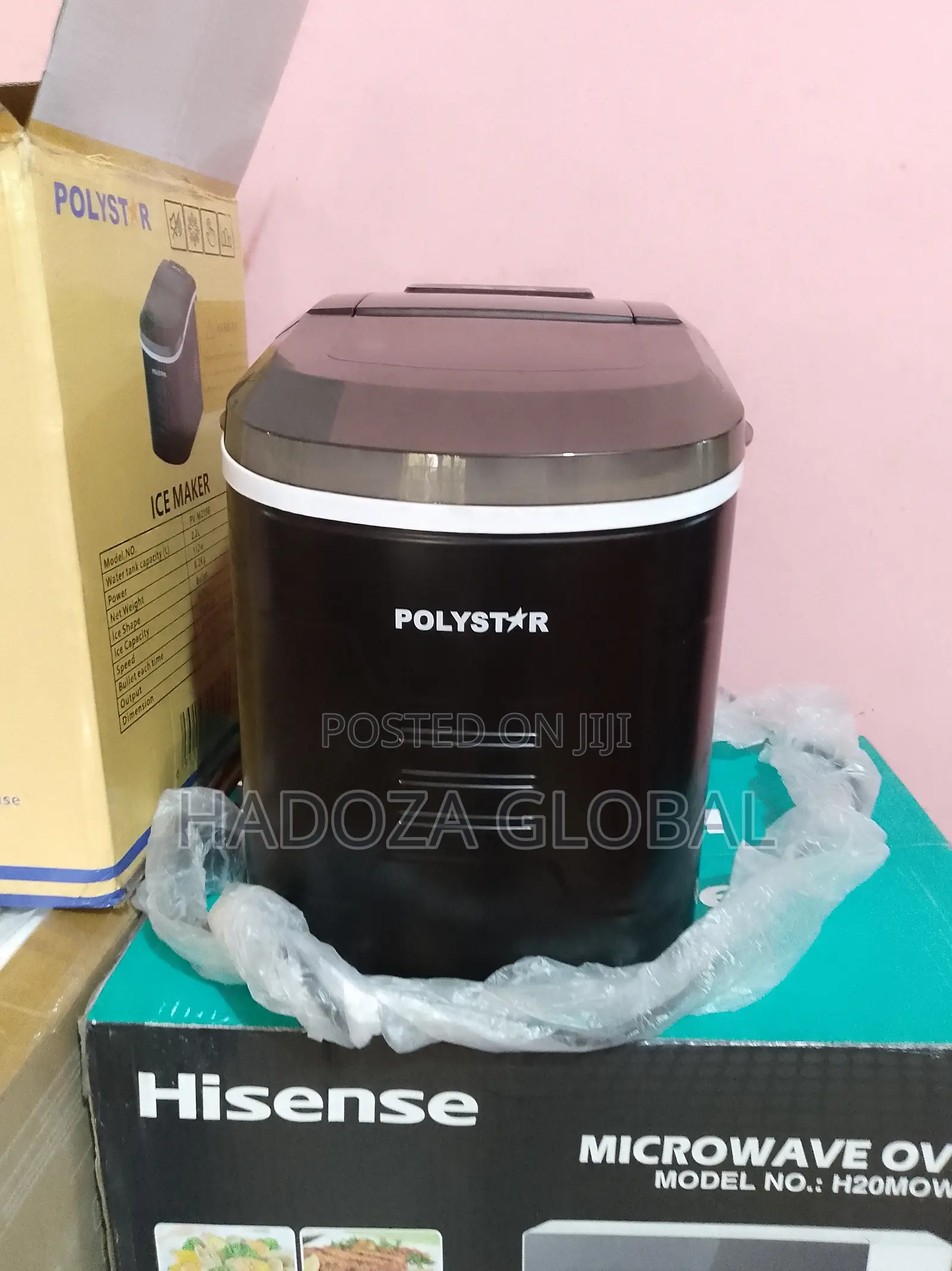 Home Bar Ice Maker Machine - Polystar - Pv-mz19b Model