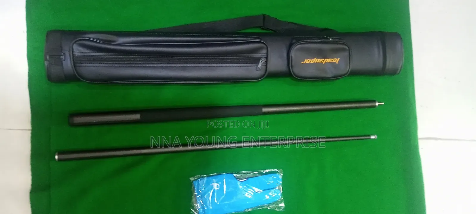 Gloves Snooker Stick Fiber With 2in1 Stick Bag