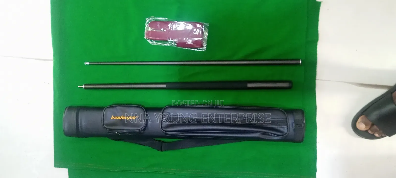 Gloves Snooker Stick Fiber With 2in1 Stick Bag