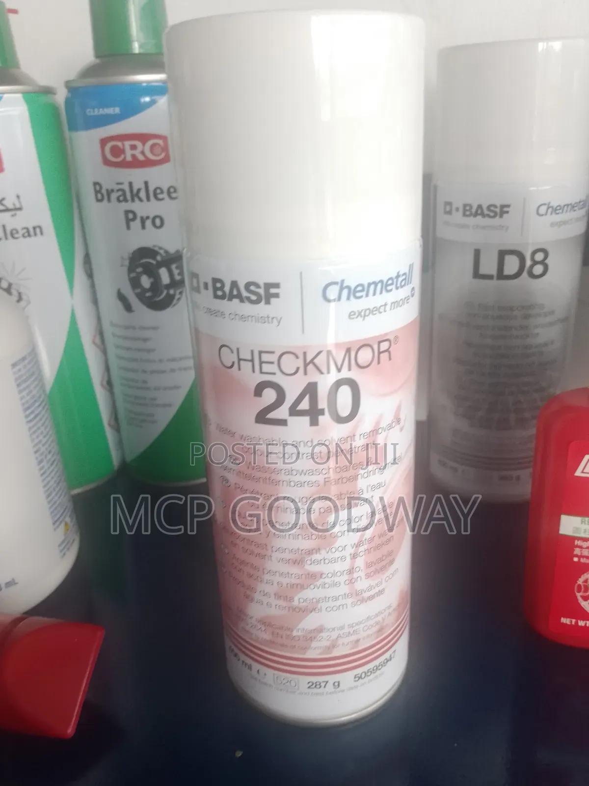 Chemetall Checkmor 240 Red Dry Penetrant