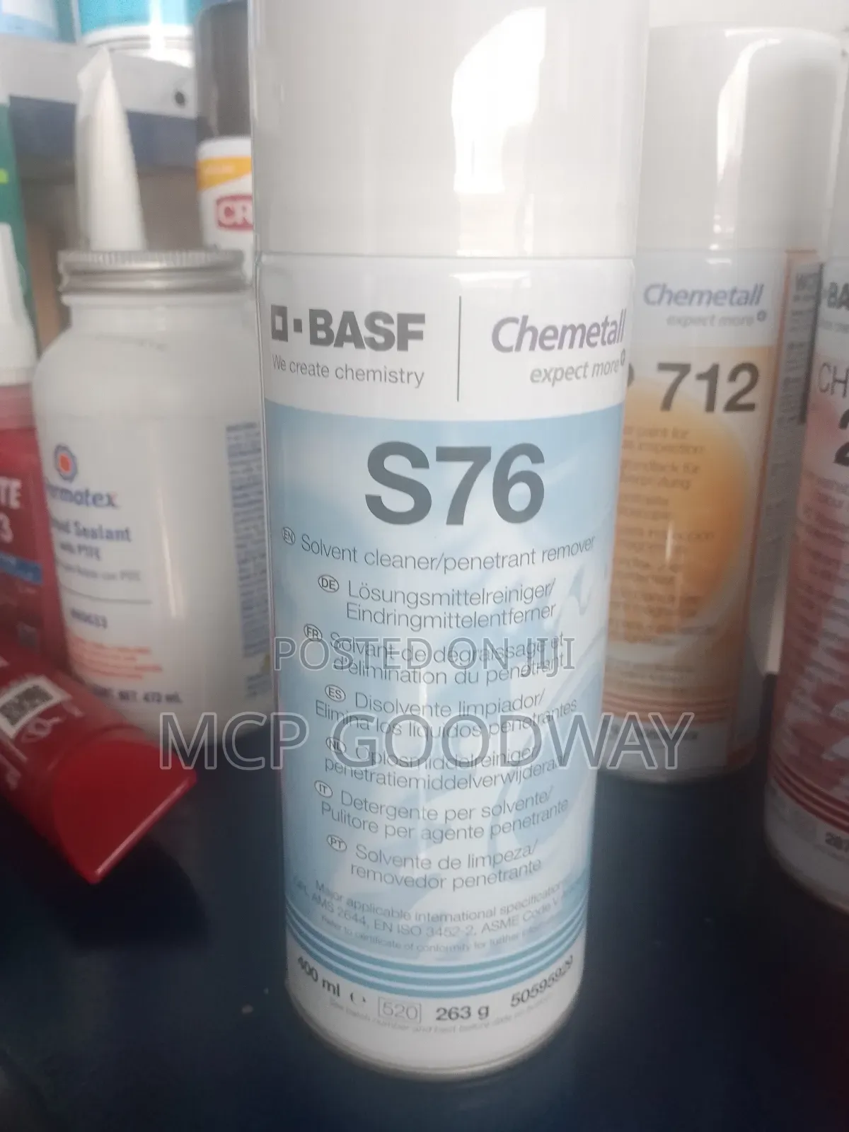 Chemetall S76 Solvent Cleaner/Penetrant Remover