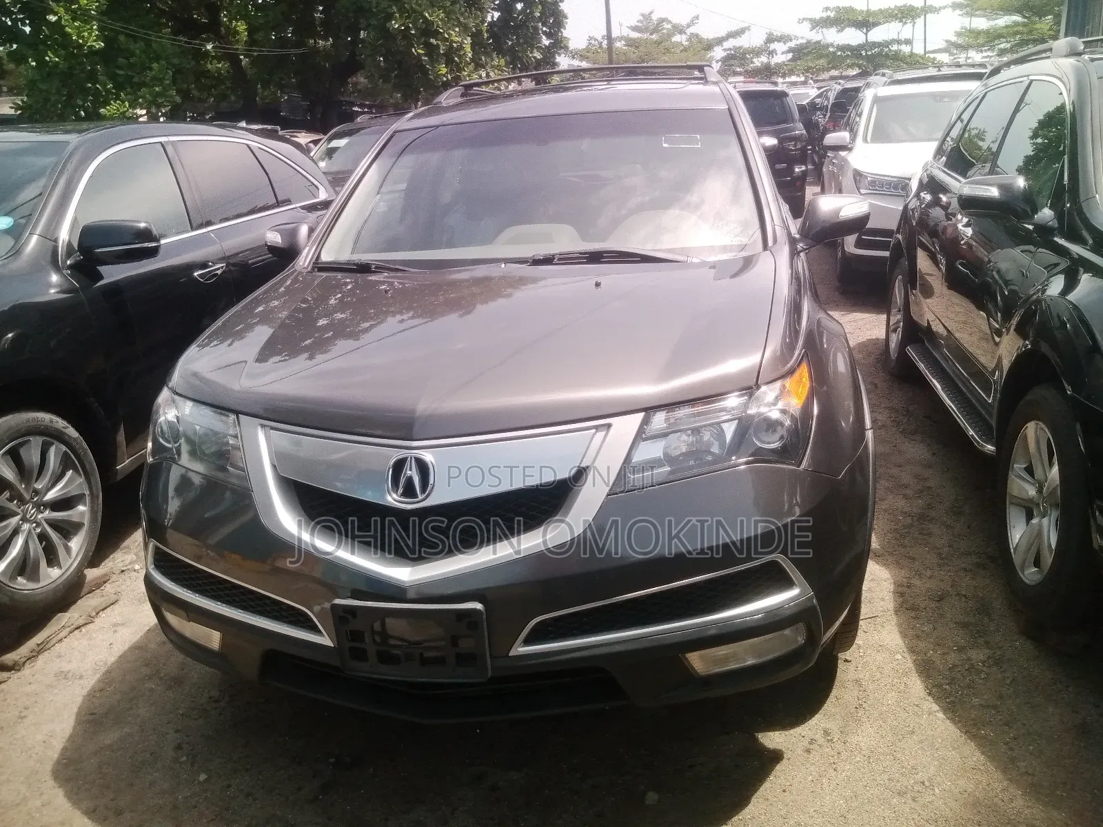 Acura MDX Advance Package SUV AWD (3.7L 6cyl 6A) 2012 Gray