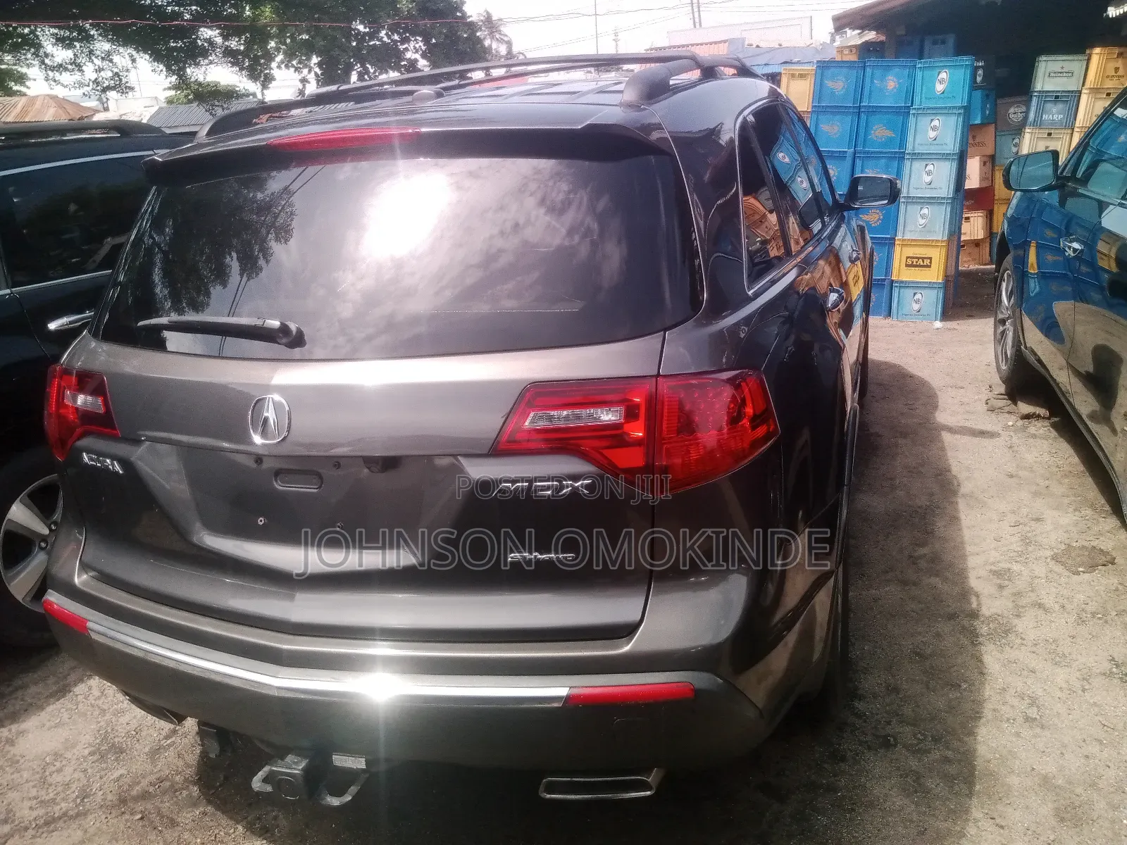 Acura MDX Advance Package SUV AWD (3.7L 6cyl 6A) 2012 Gray