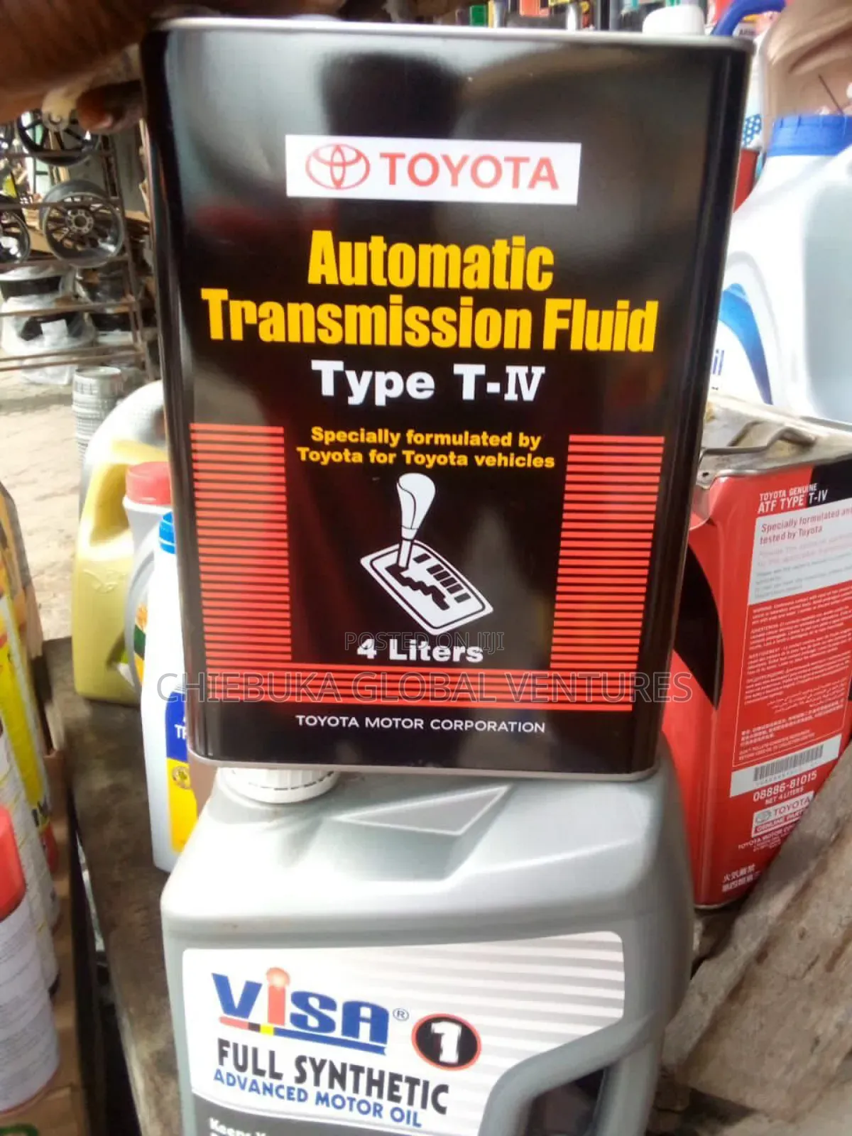 Toyota Automatic Transmission Fluid Type -tiv 4litres Black