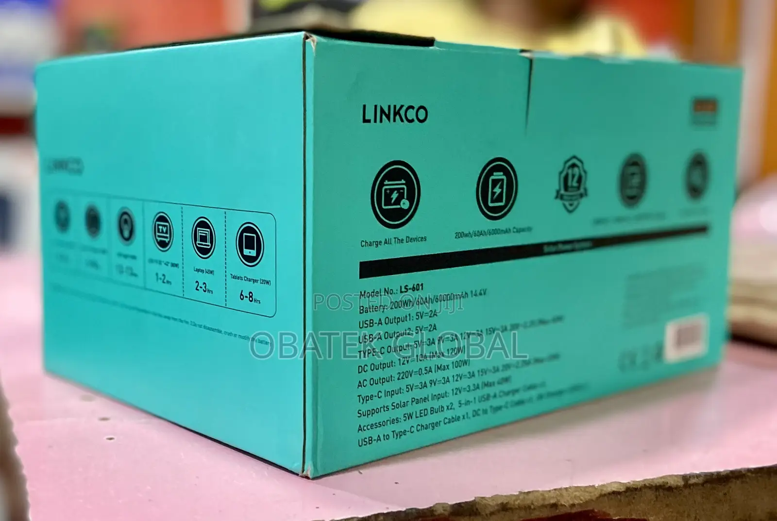 60kmah Linkco Powerbank