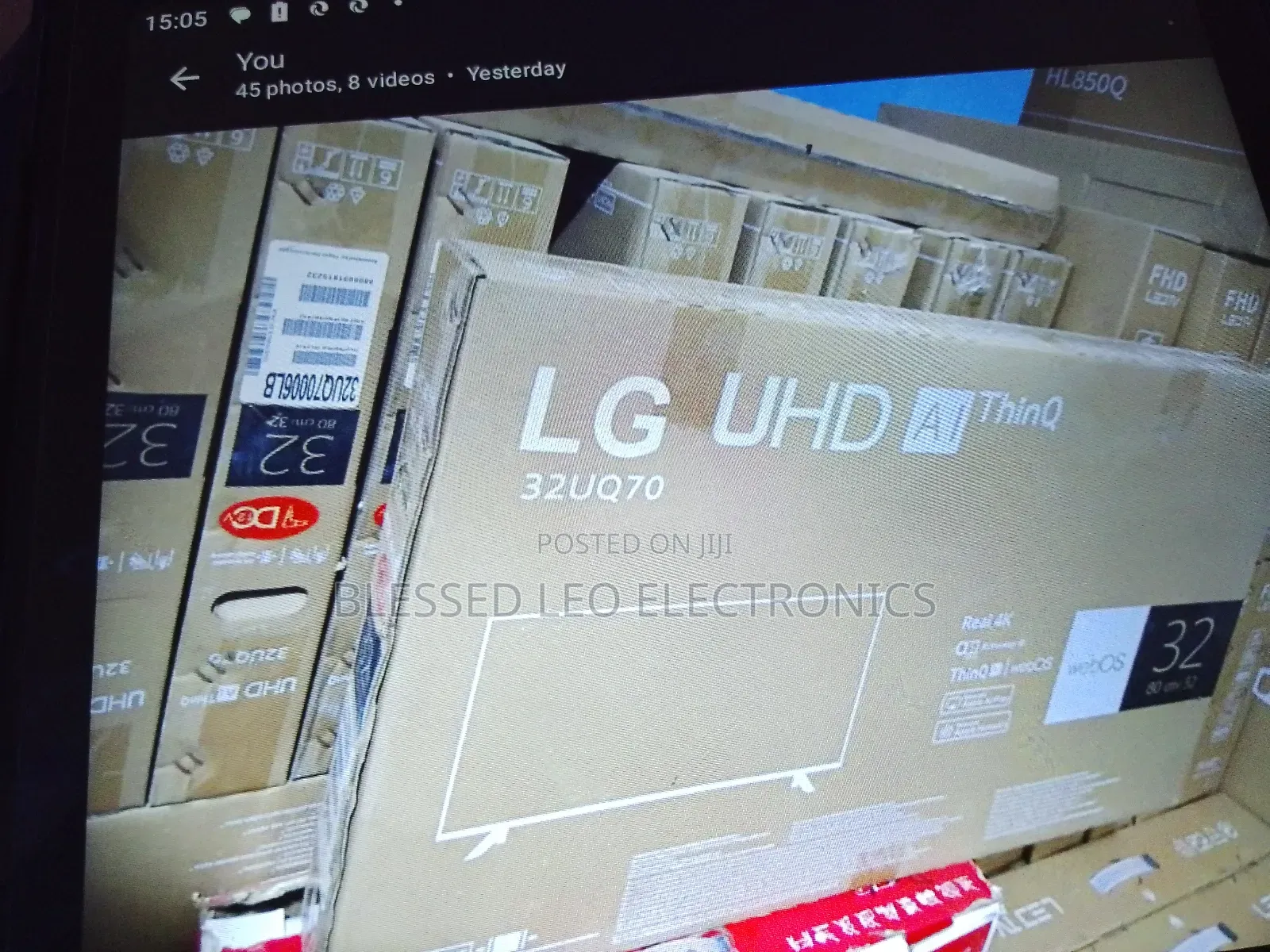 32 Inches Frameless Lg Tv With Inbuild Bluetooth