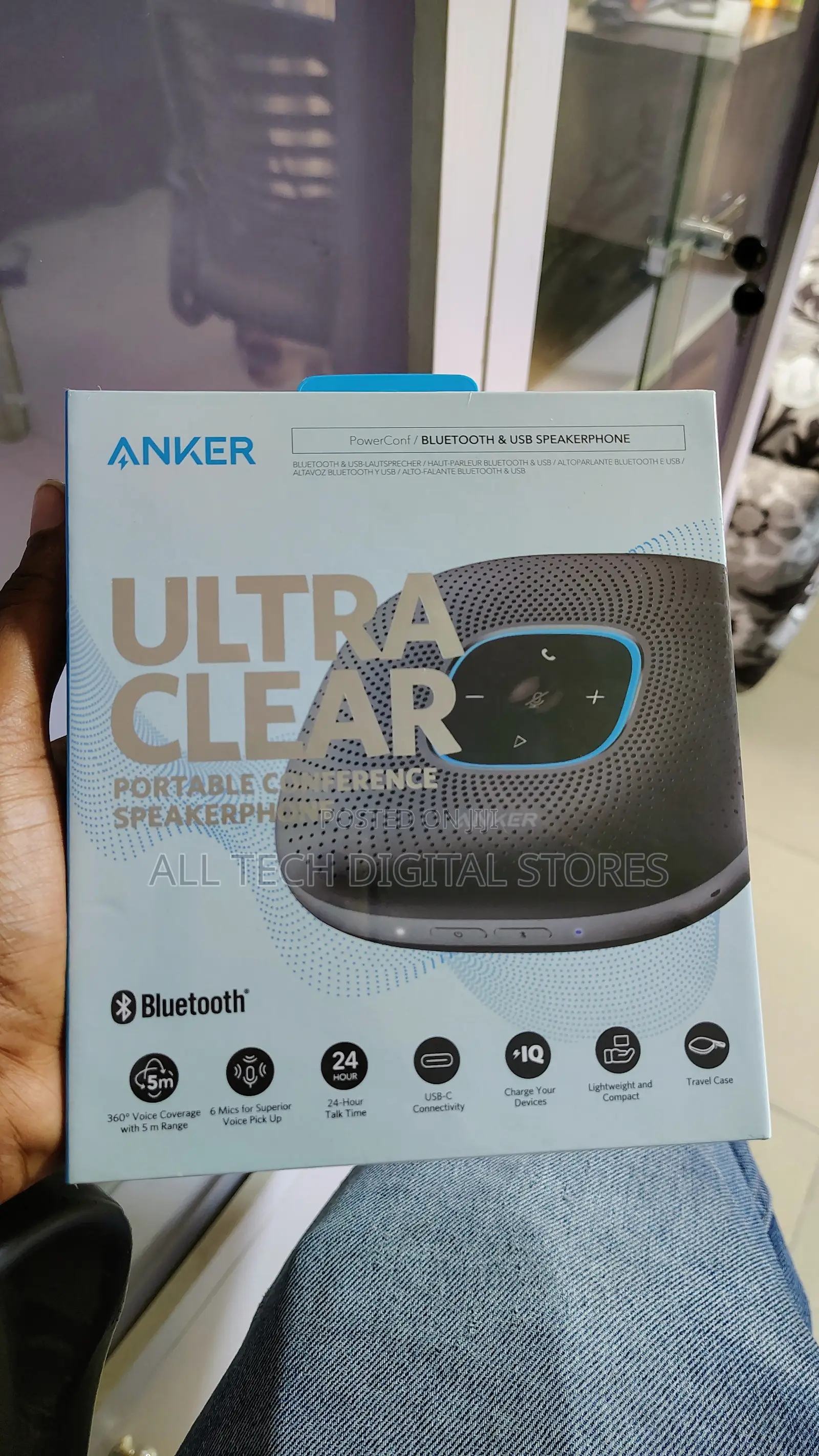 Anker Ultra Clear Portable Conference Speakerphone