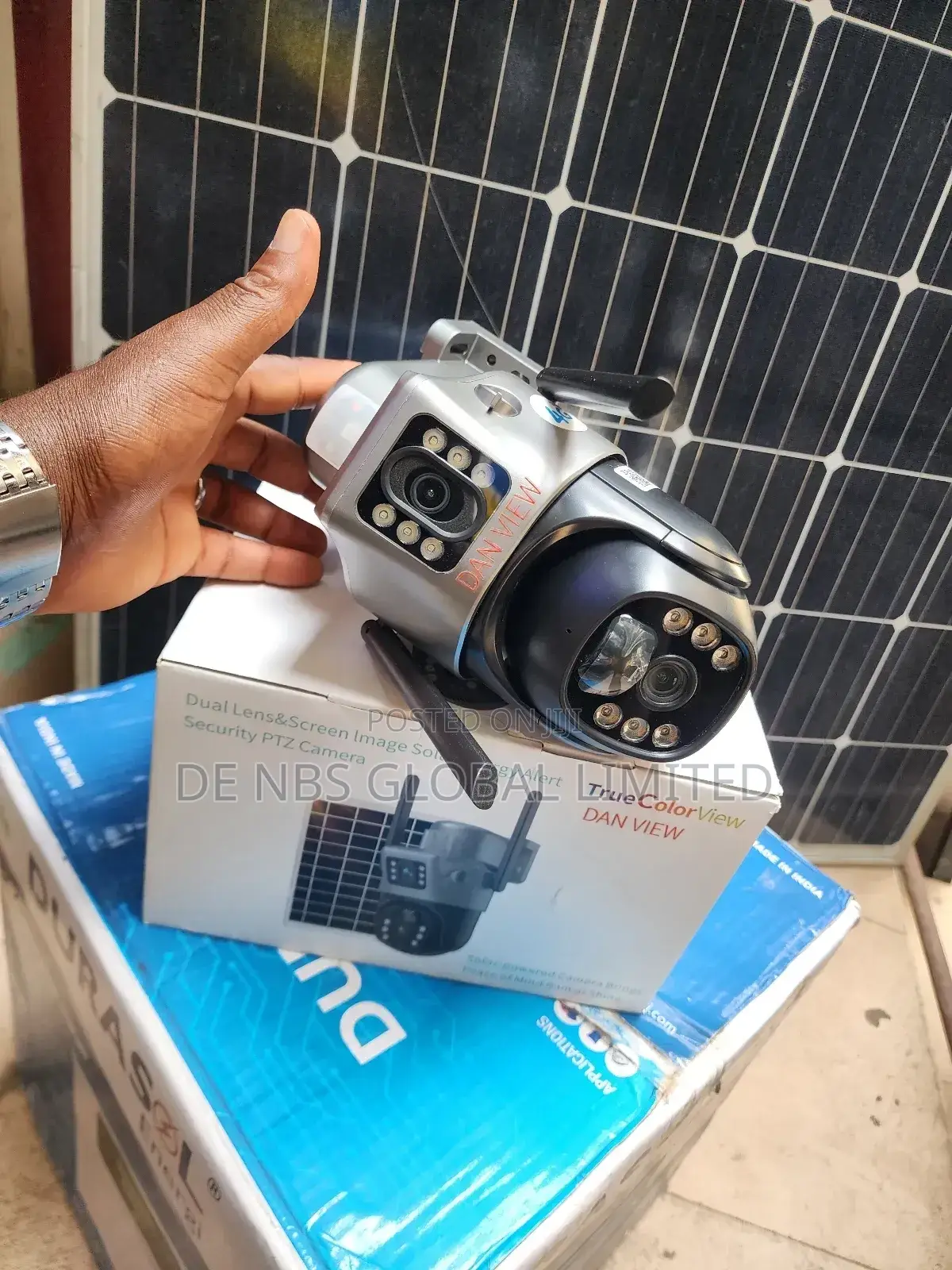 Ptz 4g Sim Card Auto Tracking Solar Cctv Camera 360°