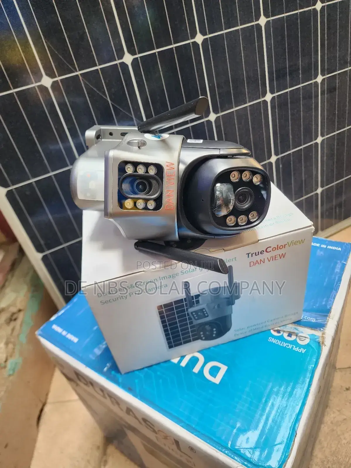 Ptz 4g Sim Card Auto Tracking Solar Cctv Camera 360°