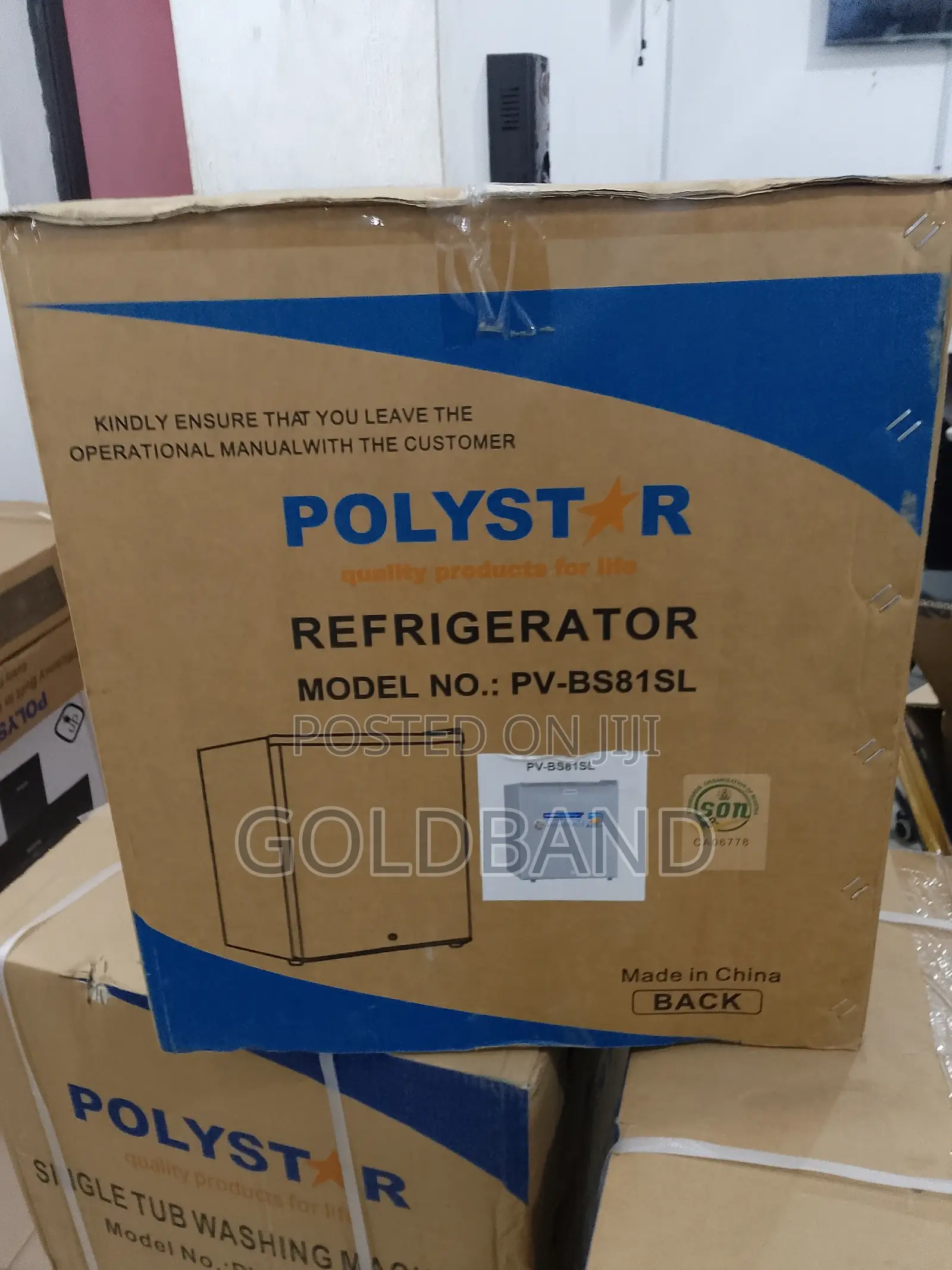 Polystar 45l Mini Fridge - Perfect for Bedrooms Offices