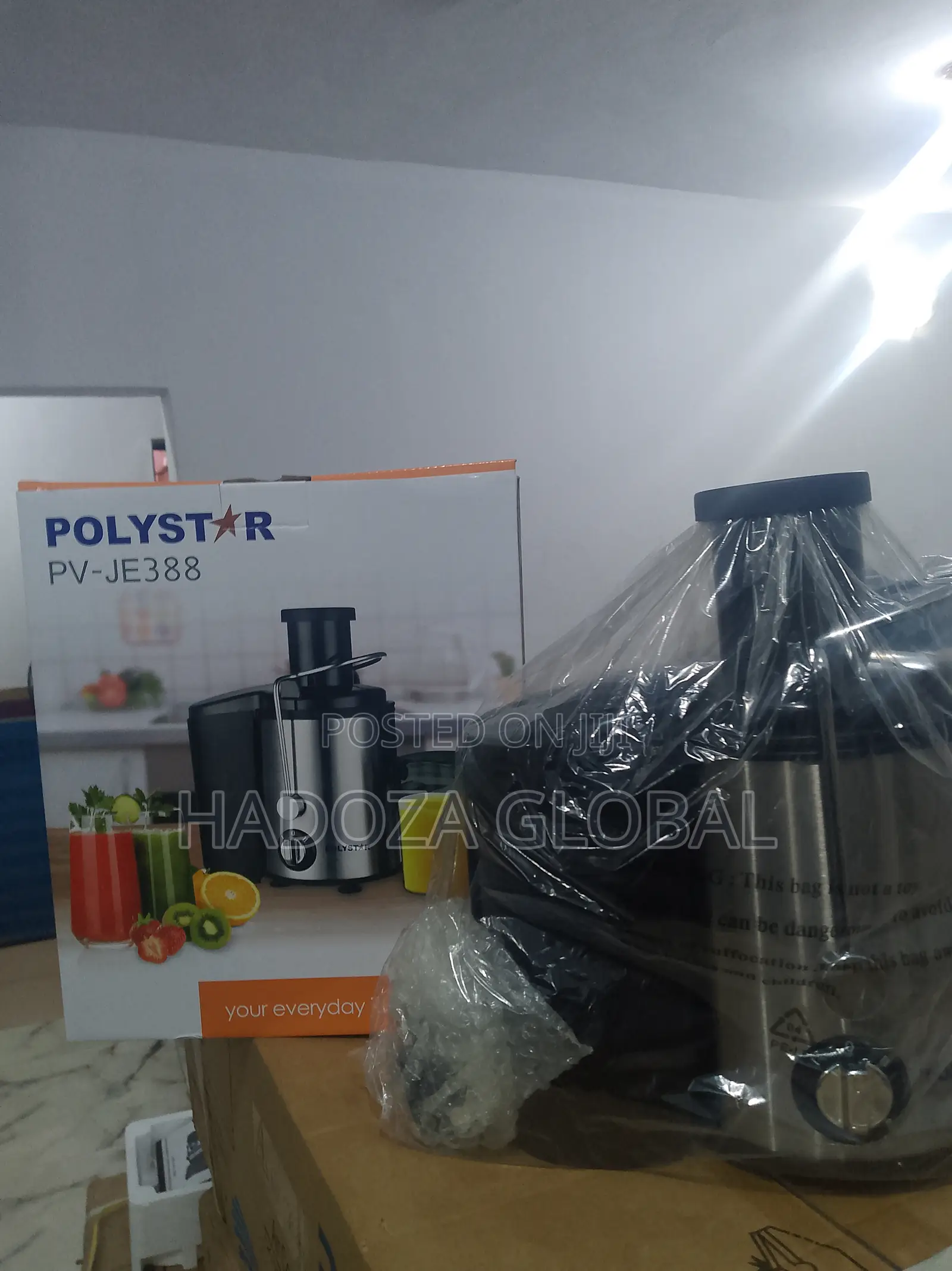 Fresh Juice In Seconds - Polystar Juicer - Pv-je388